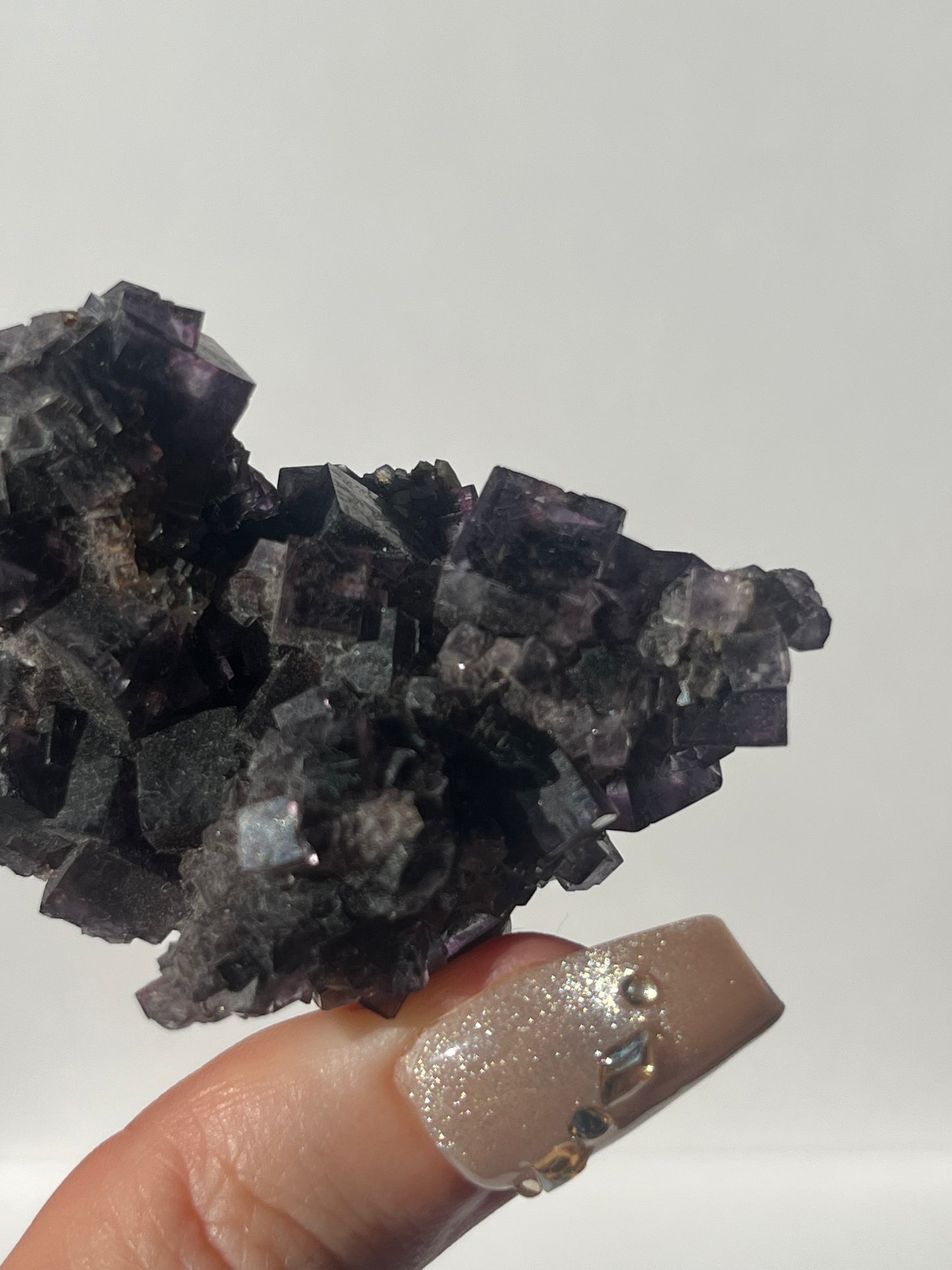 Phantom Purple Okorusu Fluorite Specimen