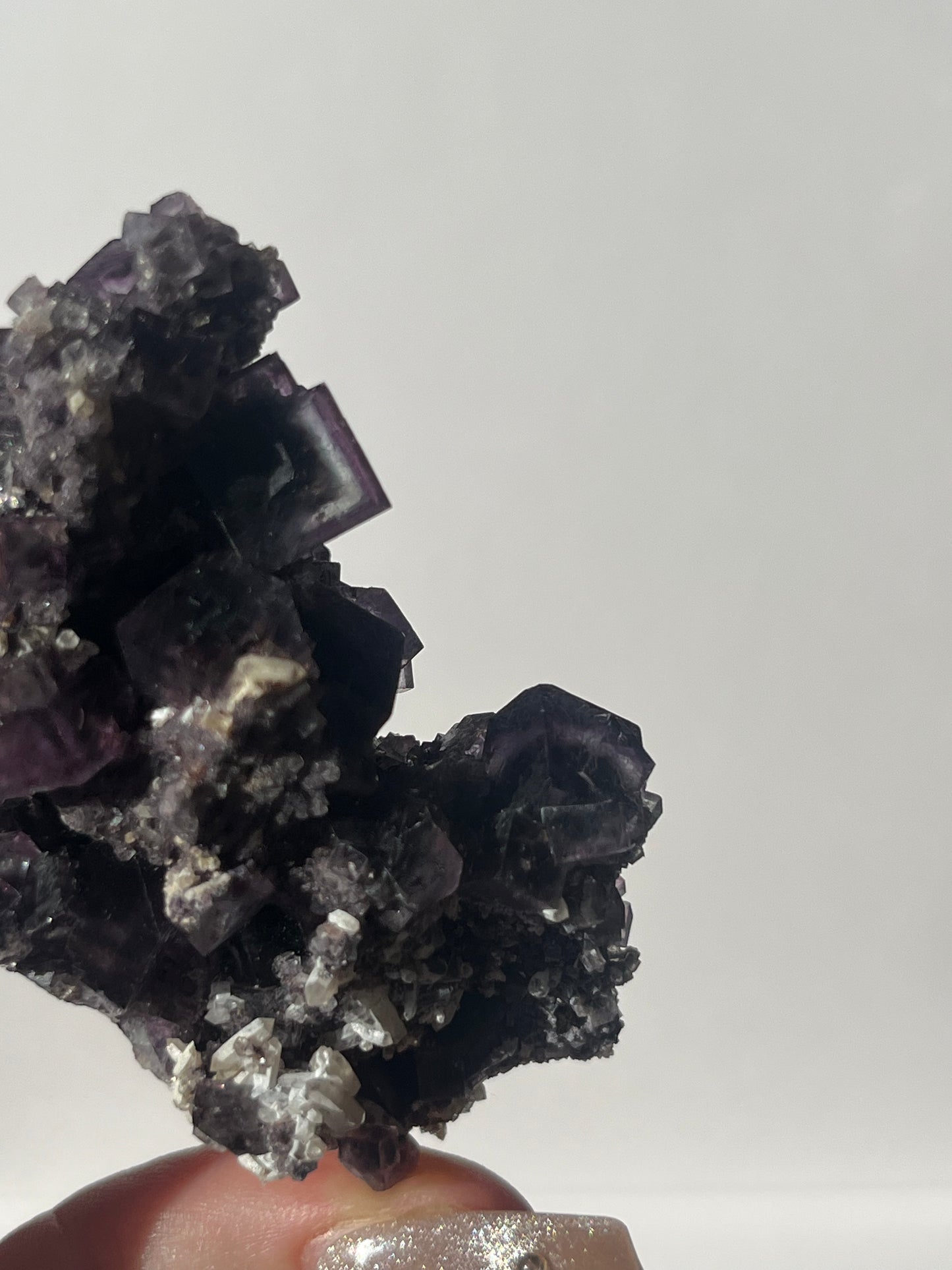 Phantom Purple Okorusu Fluorite Specimen