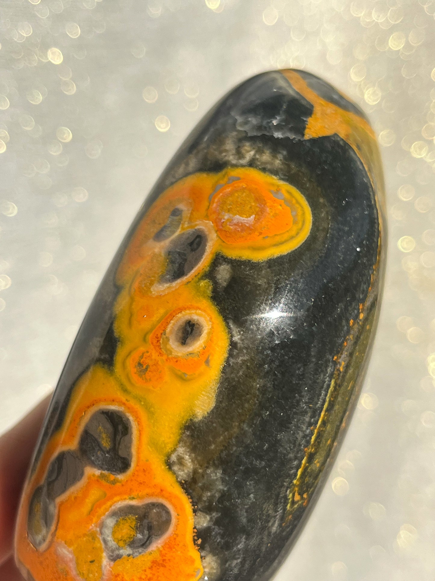 New Stock Orbicular Bumblebee Jasper Freeform #2