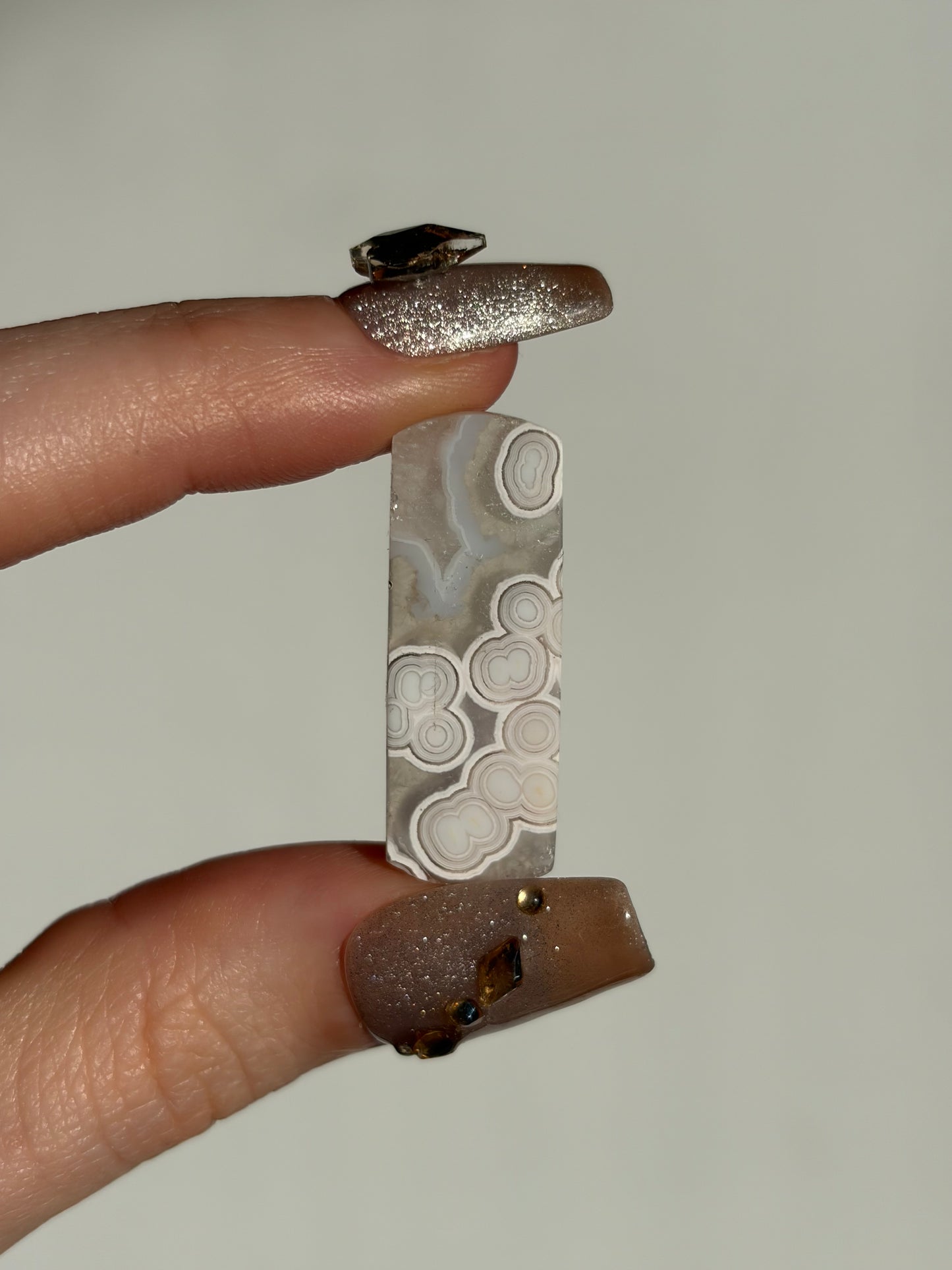 Old Stock Orbicular Nebula Agate Cabochon D (Mined 2023)