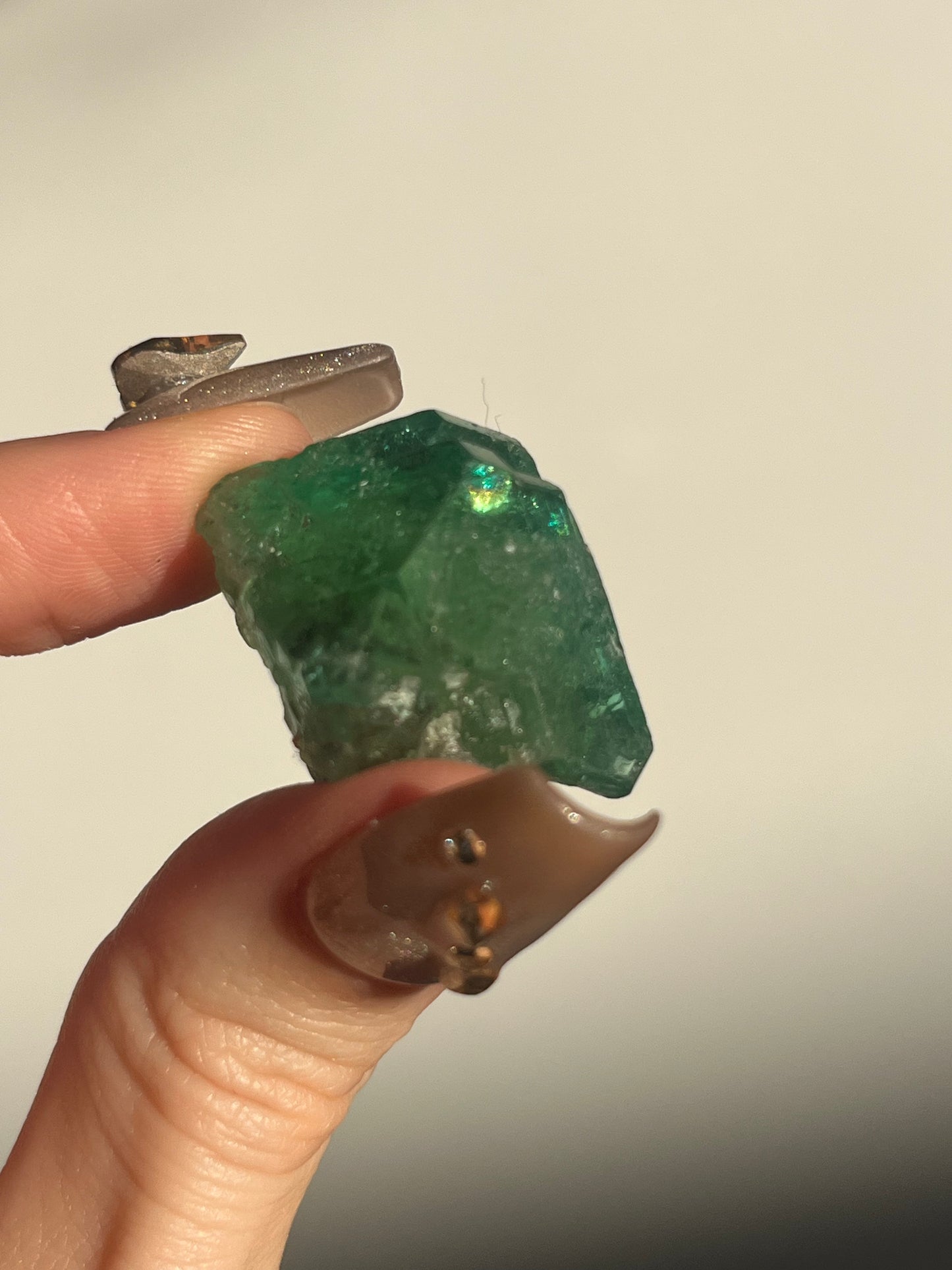 Peruvian Green Fluorite and Pyrite Specimen A