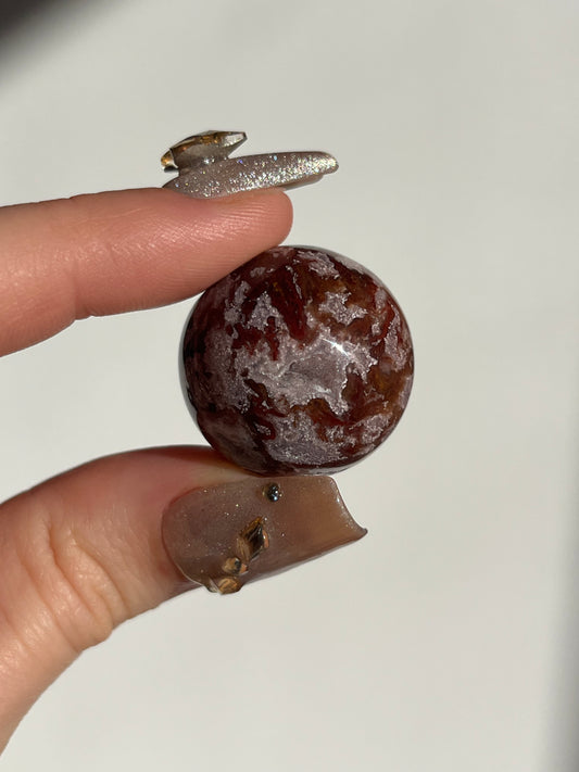 Pink Agua Nueva Agate Sphere B