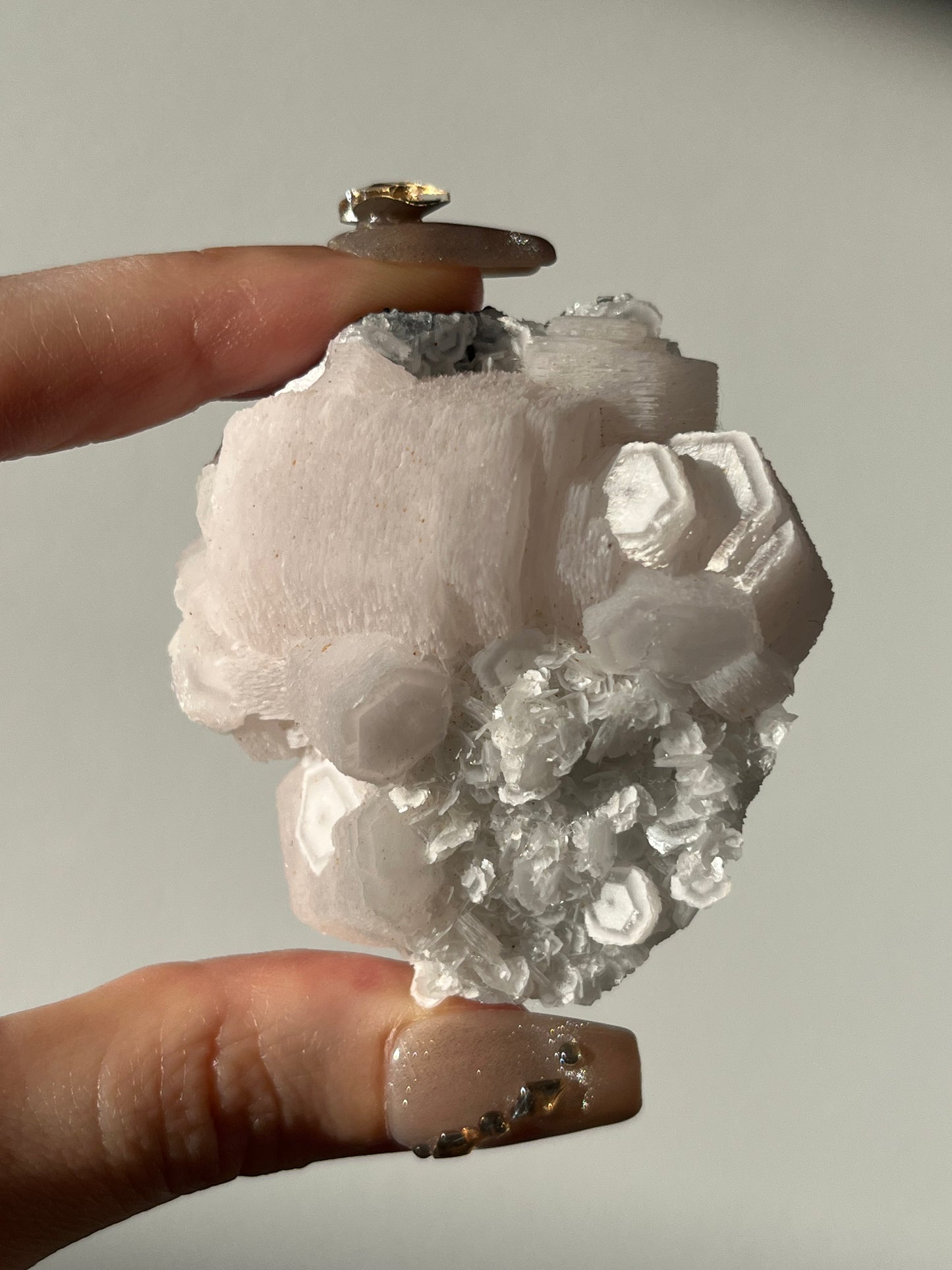 Pink Coin Calcite Specimen B