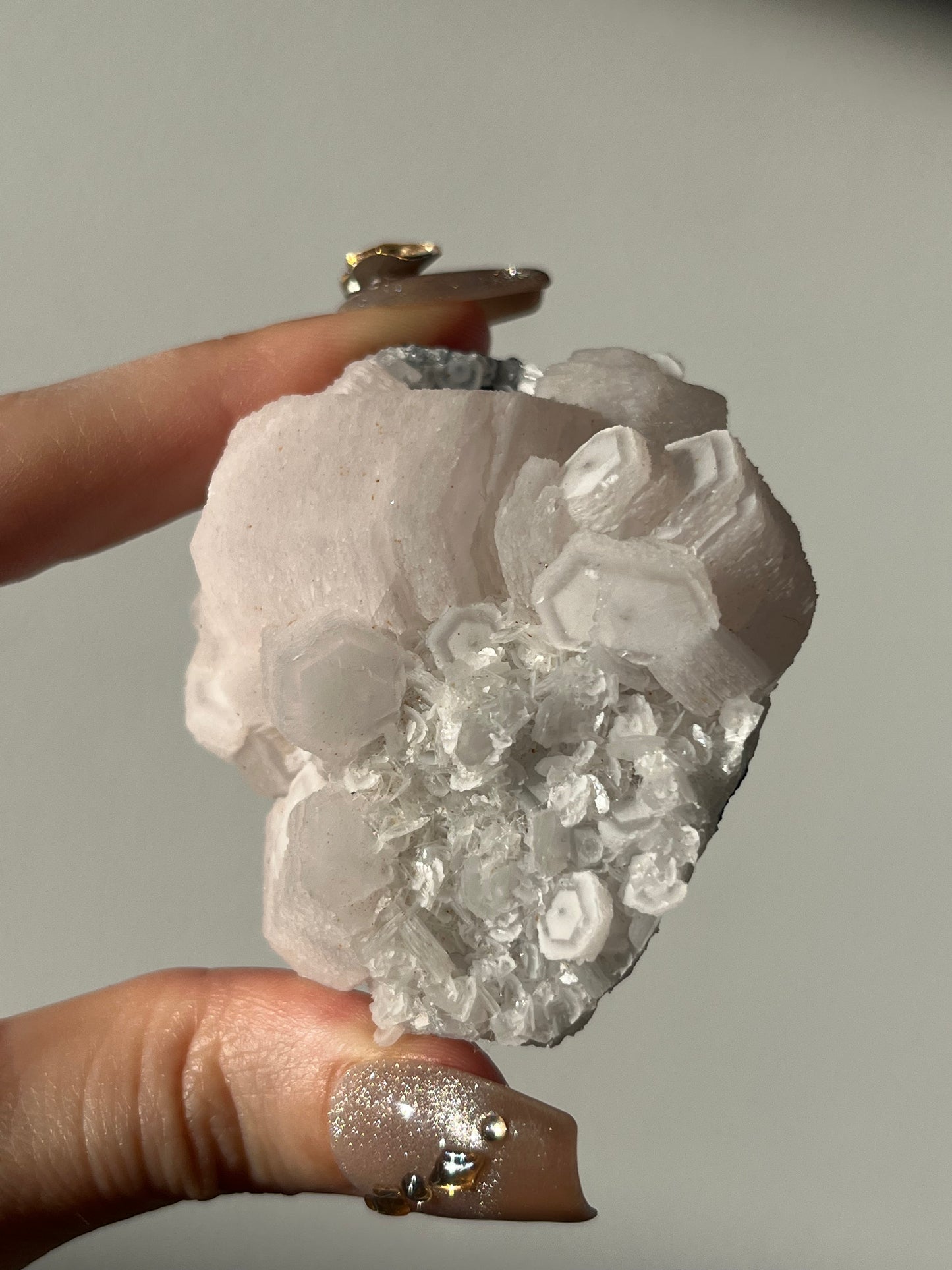 Pink Coin Calcite Specimen B