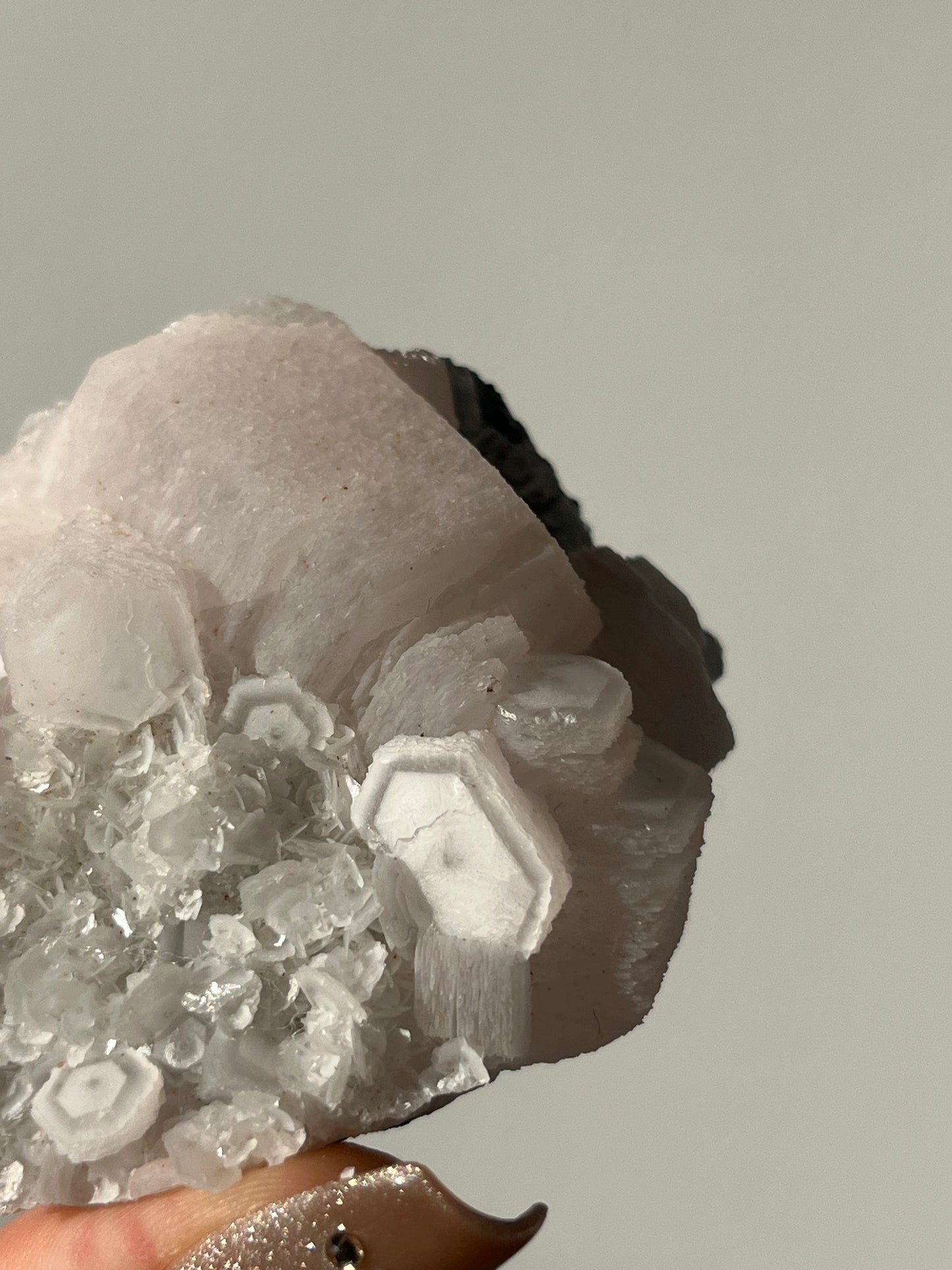 Pink Coin Calcite Specimen B