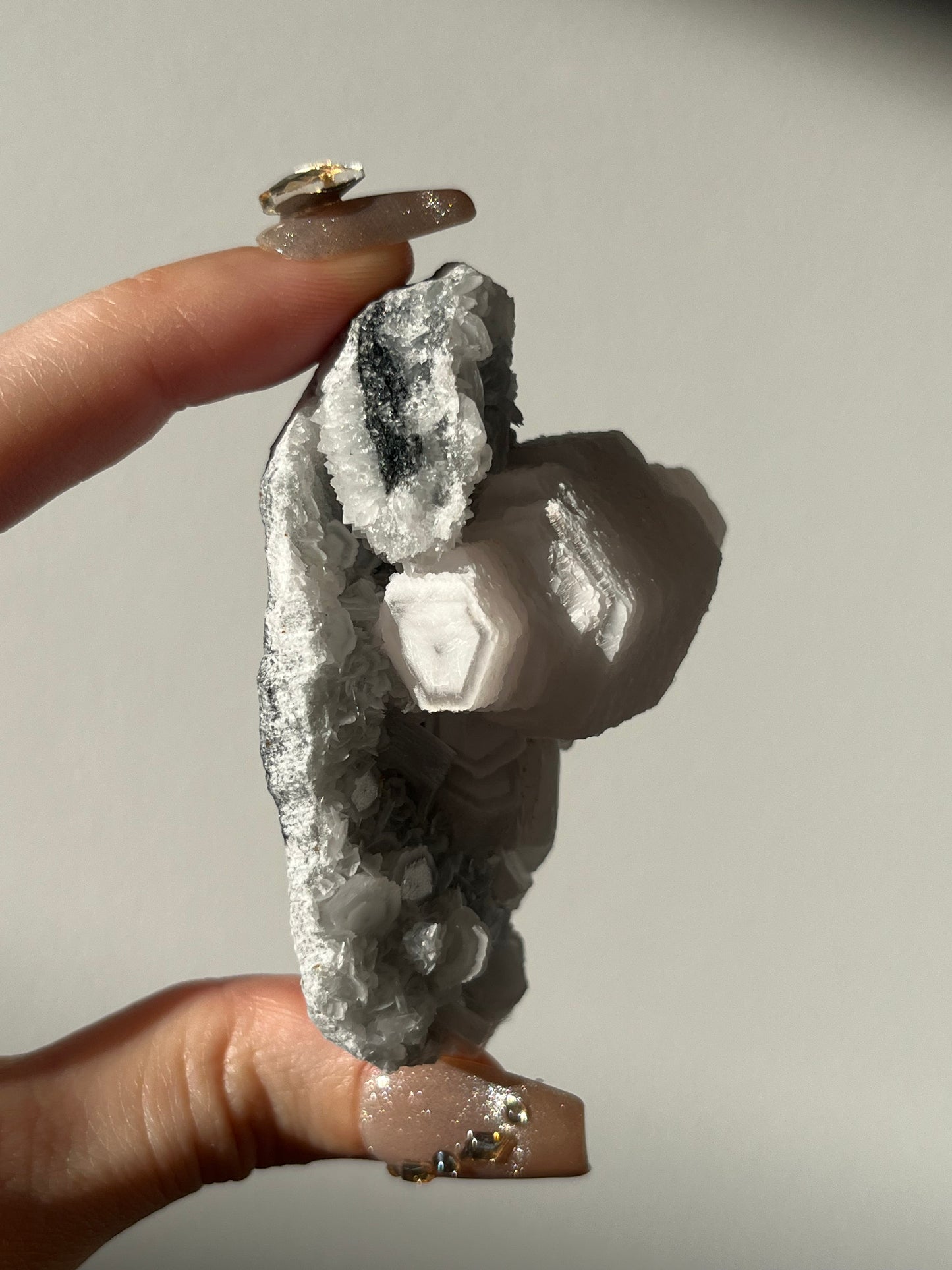 Pink Coin Calcite Specimen C