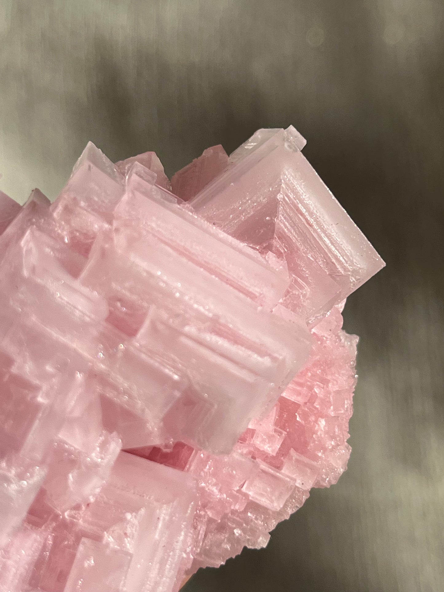 Pink Halite Cluster #A