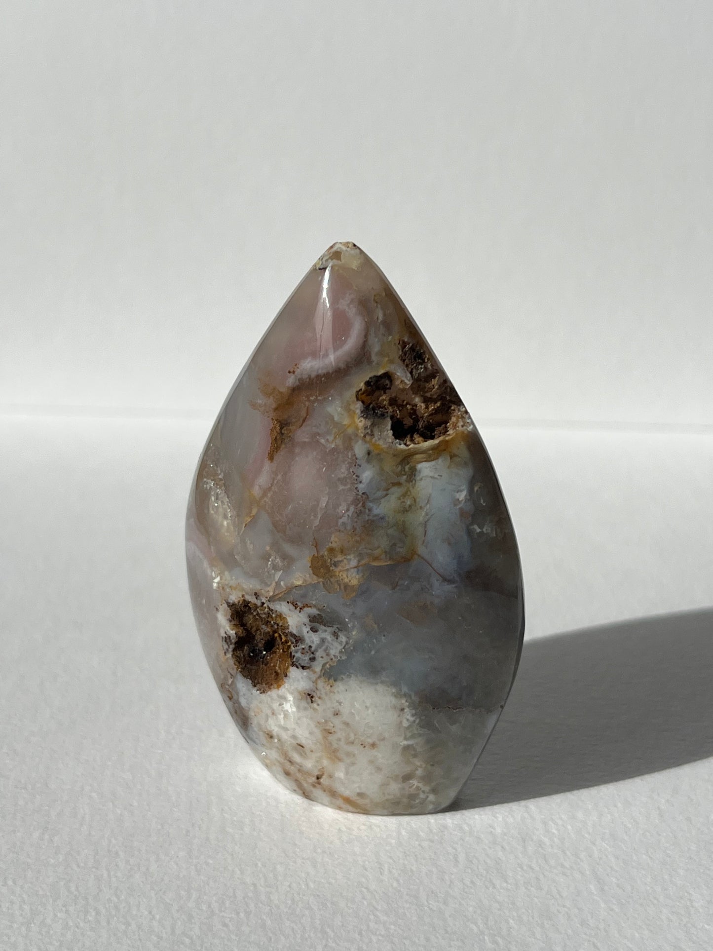 Pink Nebula Agate Flame
