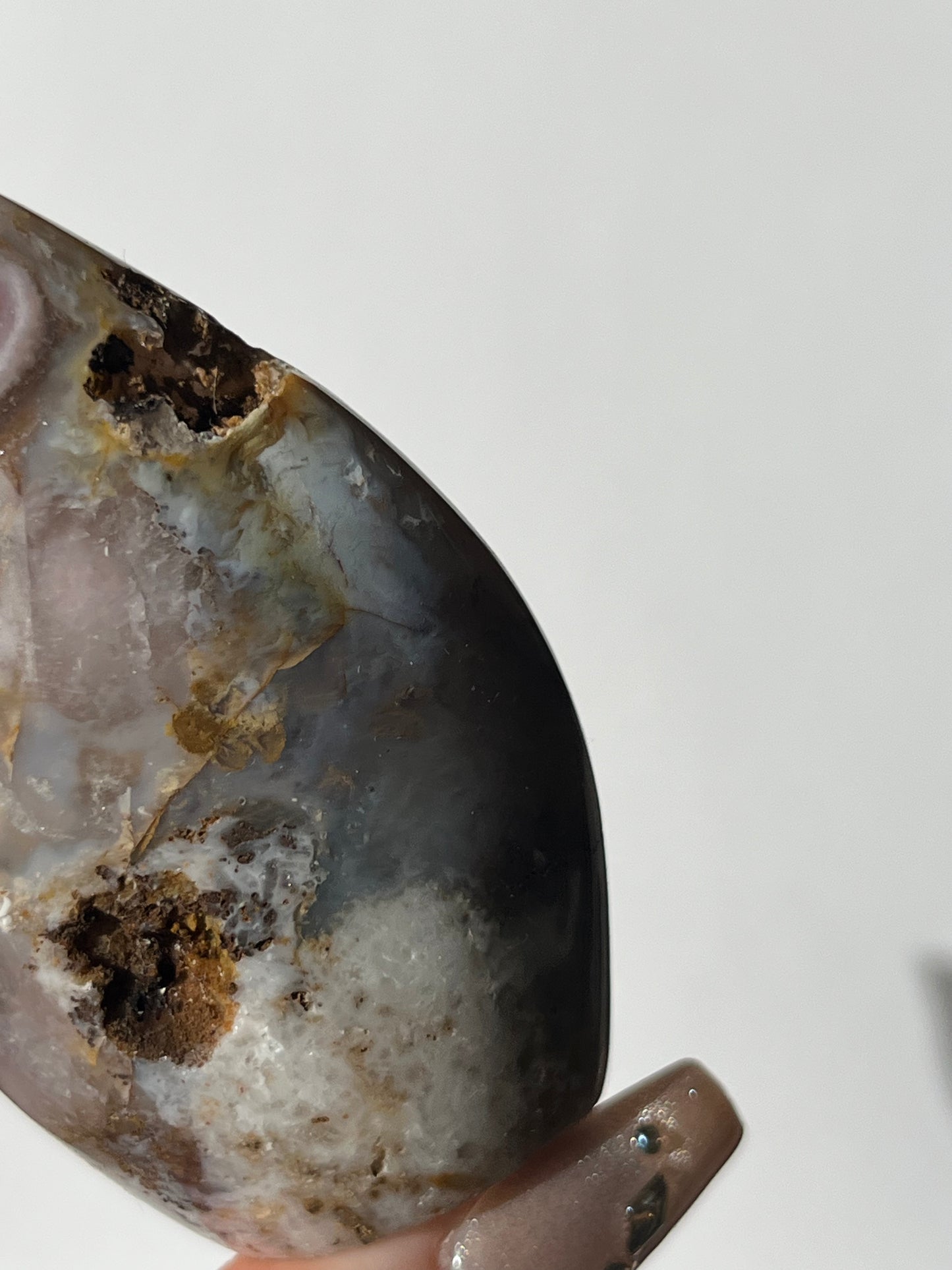 Pink Nebula Agate Flame