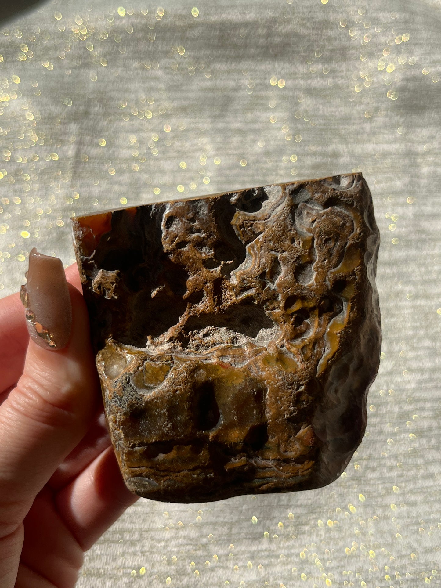 “Roseblush Stratum” Pink West Indonesian Agate Pair A