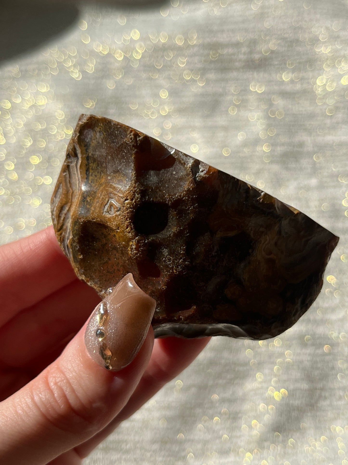 “Roseblush Stratum” Pink West Indonesian Agate Pair A