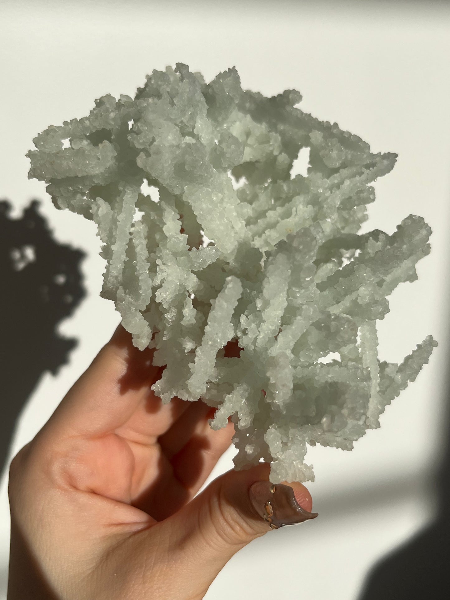 Prehnite on Laumontite Specimen