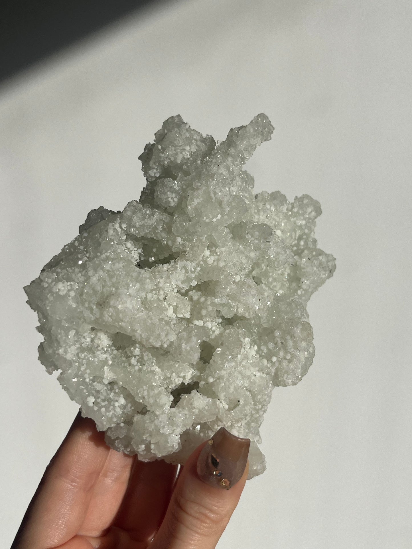 Prehnite on Laumontite with Apophyllite and Gyrolite Specimen A