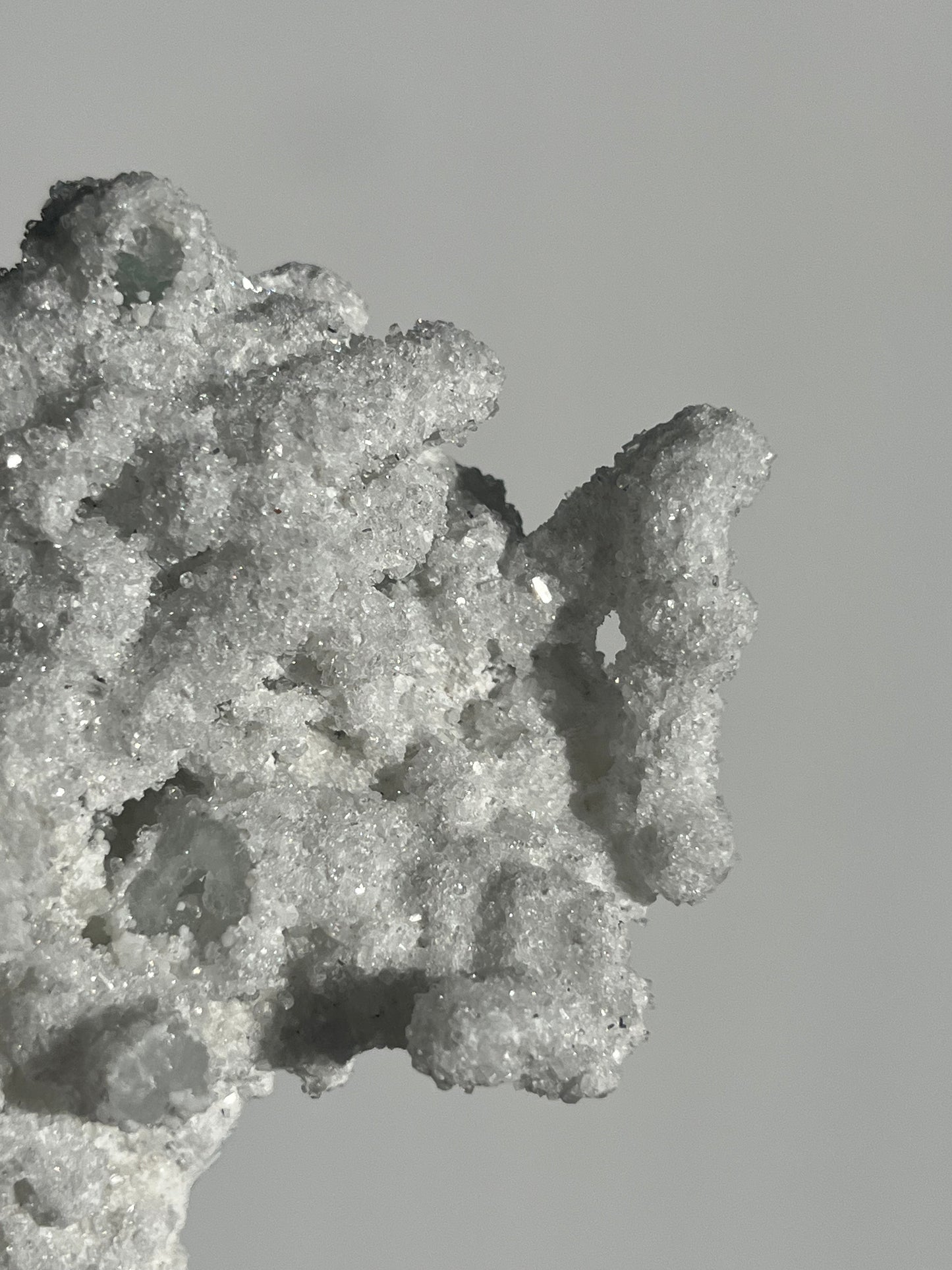 Prehnite on Laumontite with Apophyllite, Gyrolite and Mordenite Specimen D