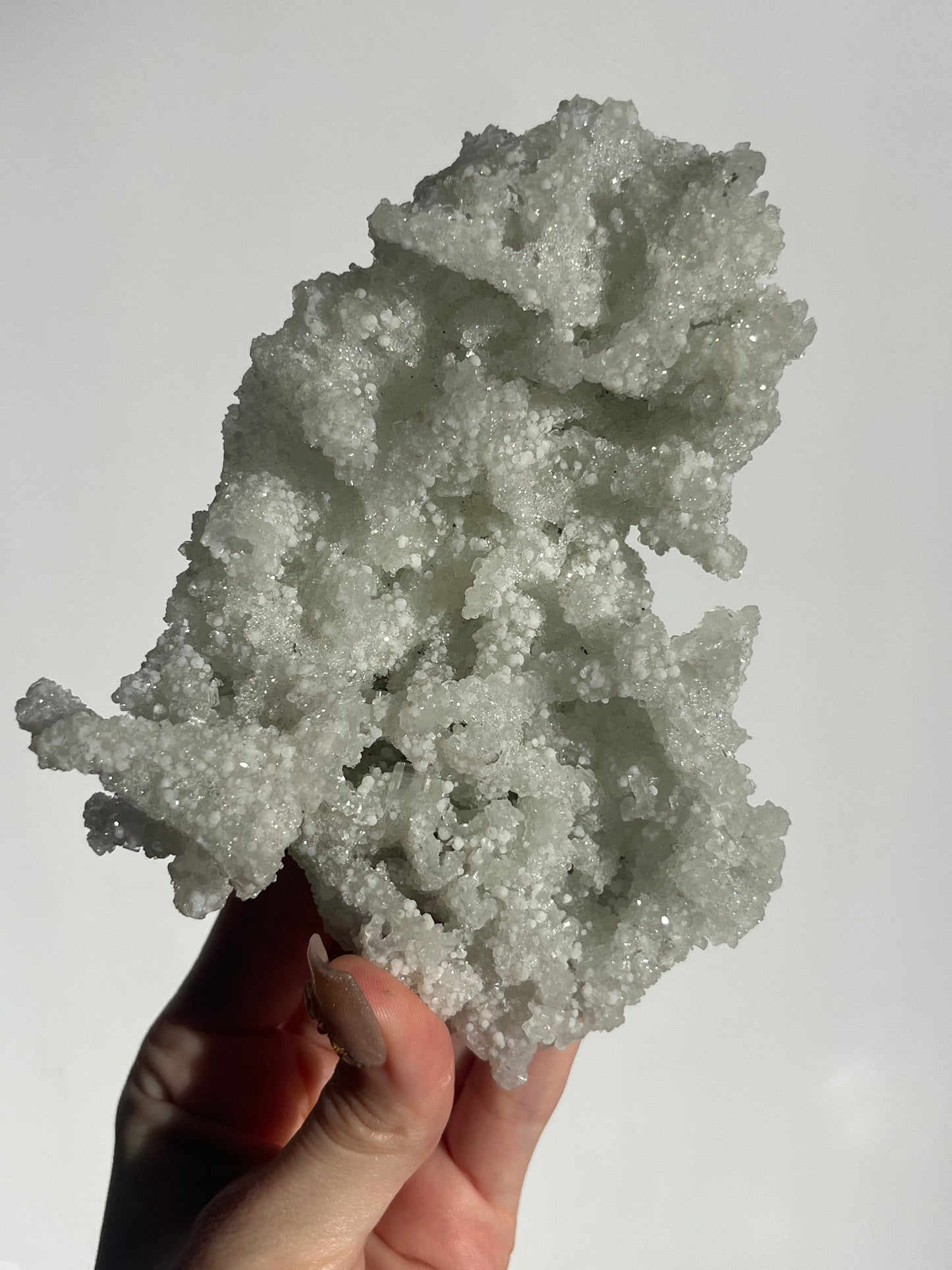 Prehnite on Laumontite with Apophyllite and Gyrolite Specimen C