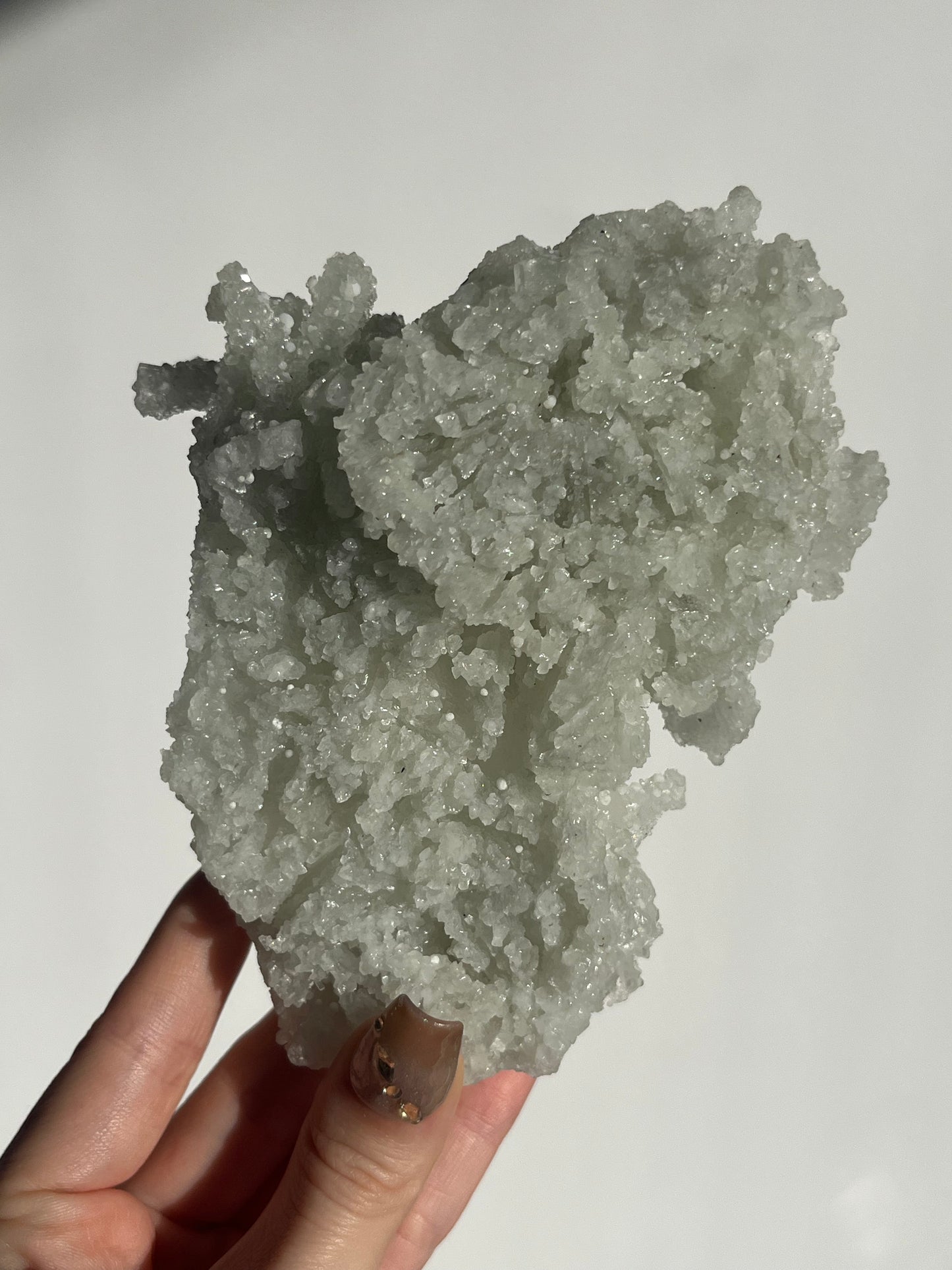 Prehnite on Laumontite with Apophyllite and Gyrolite Specimen C