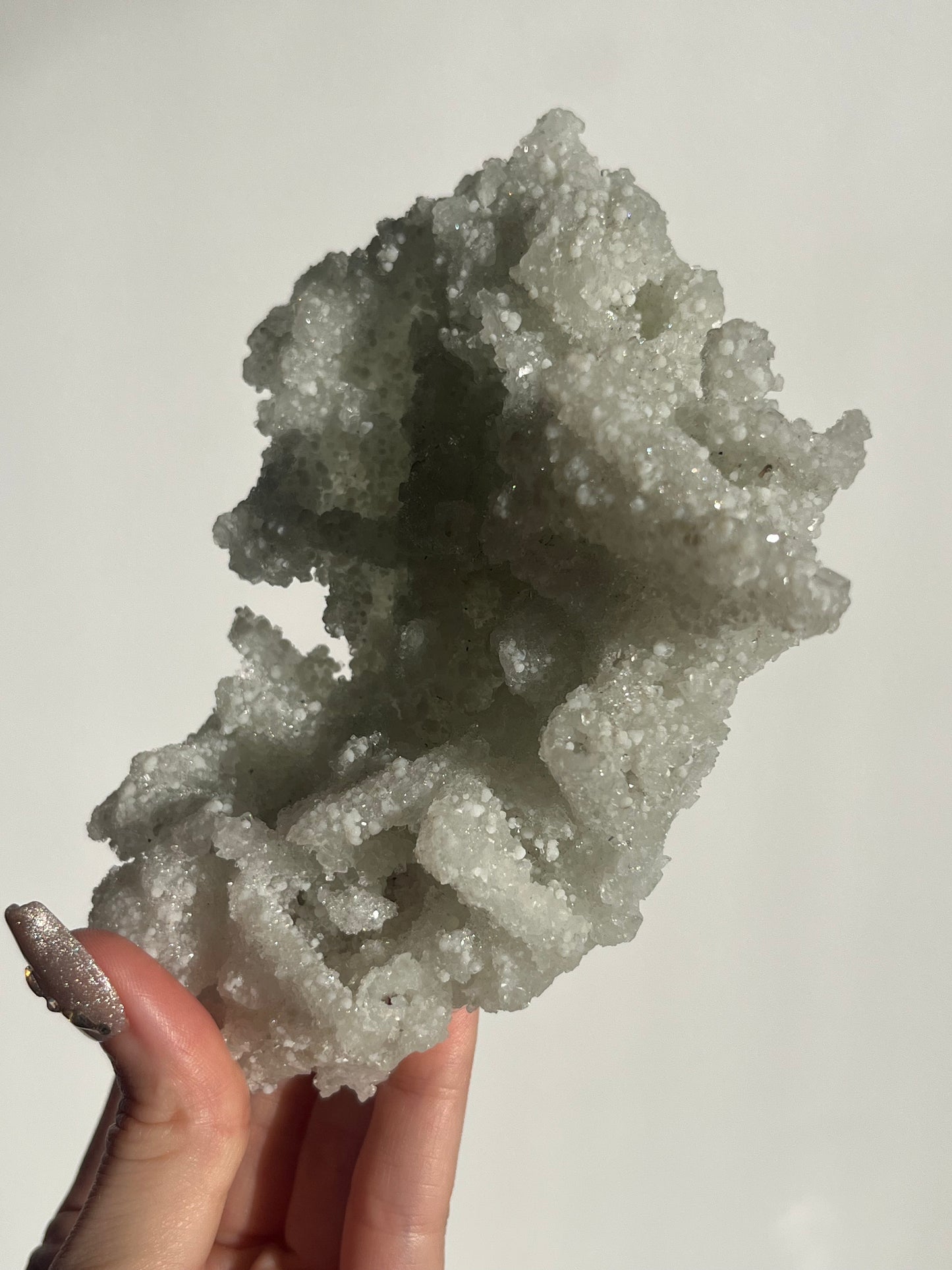 Prehnite on Laumontite with Apophyllite and Gyrolite Specimen C