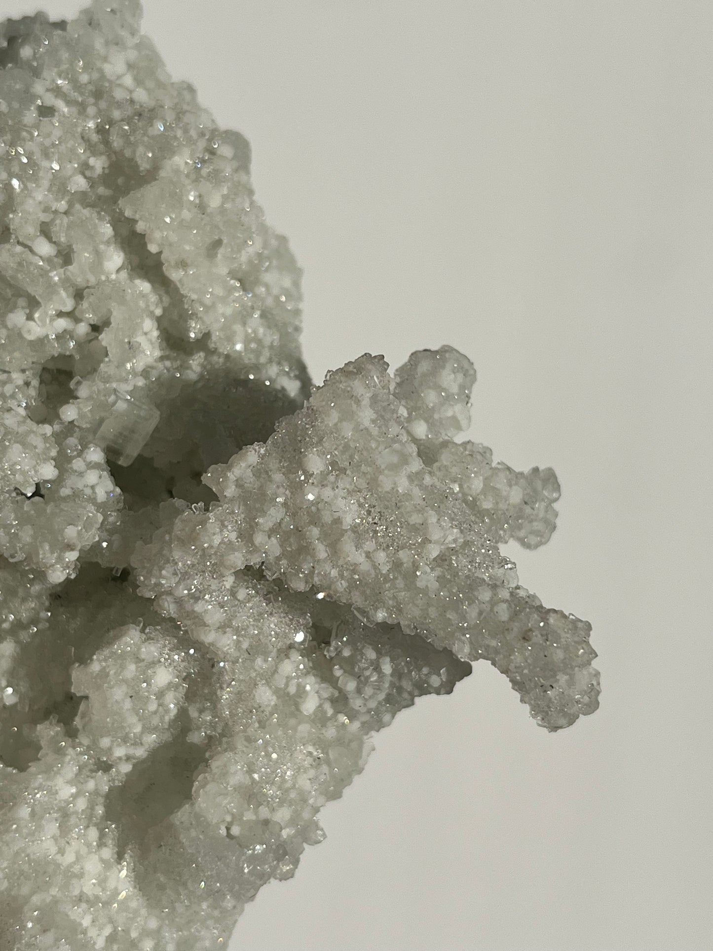 Prehnite on Laumontite with Apophyllite and Gyrolite Specimen C