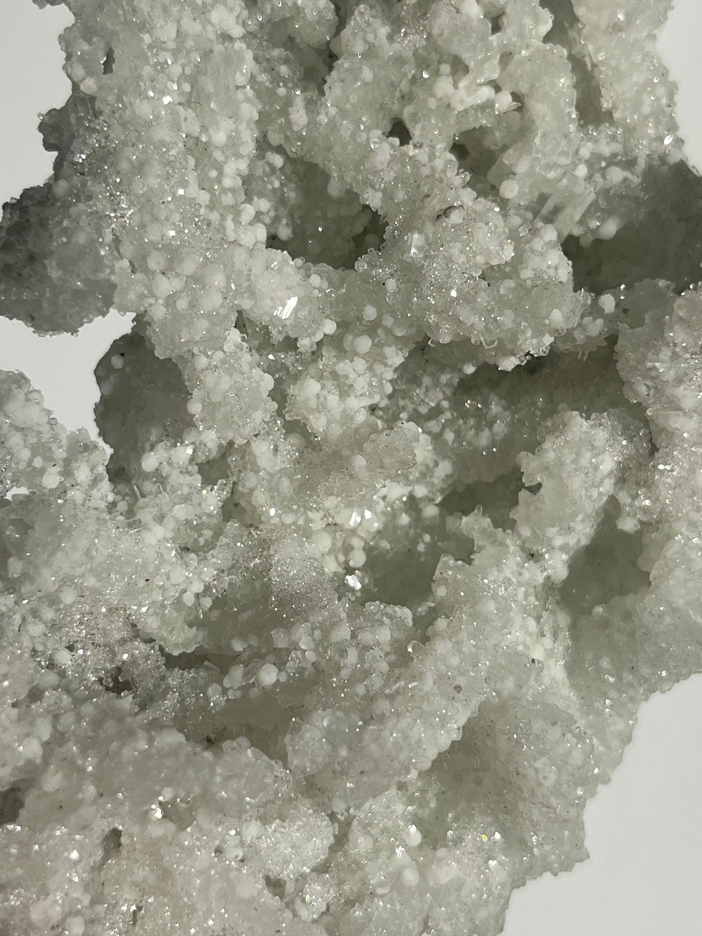 Prehnite on Laumontite with Apophyllite and Gyrolite Specimen C