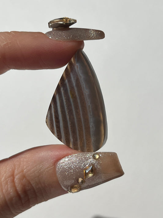 Purple Banded Agate Freeform Cabochon (You Choose)