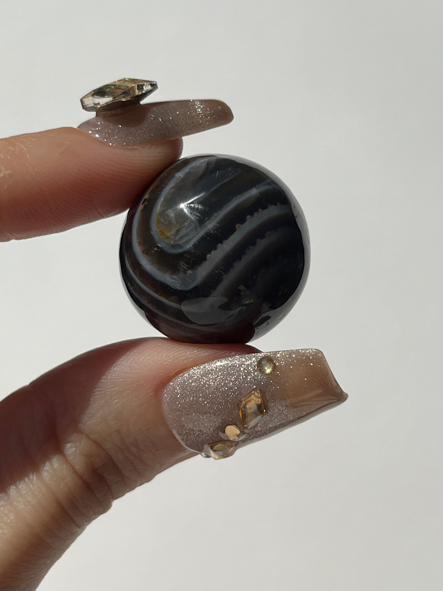 Banded East Indonesian Agate Sphere (You Choose)