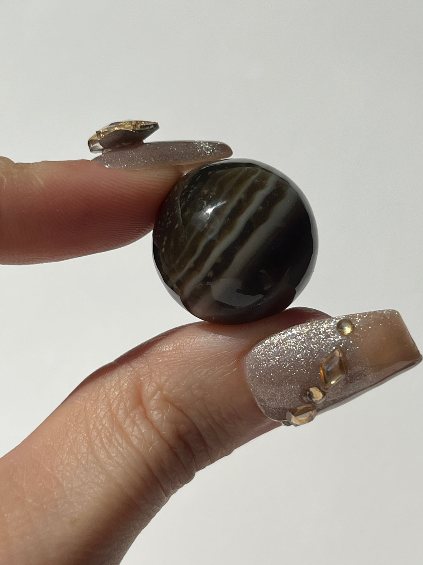 Banded East Indonesian Agate Sphere (You Choose)