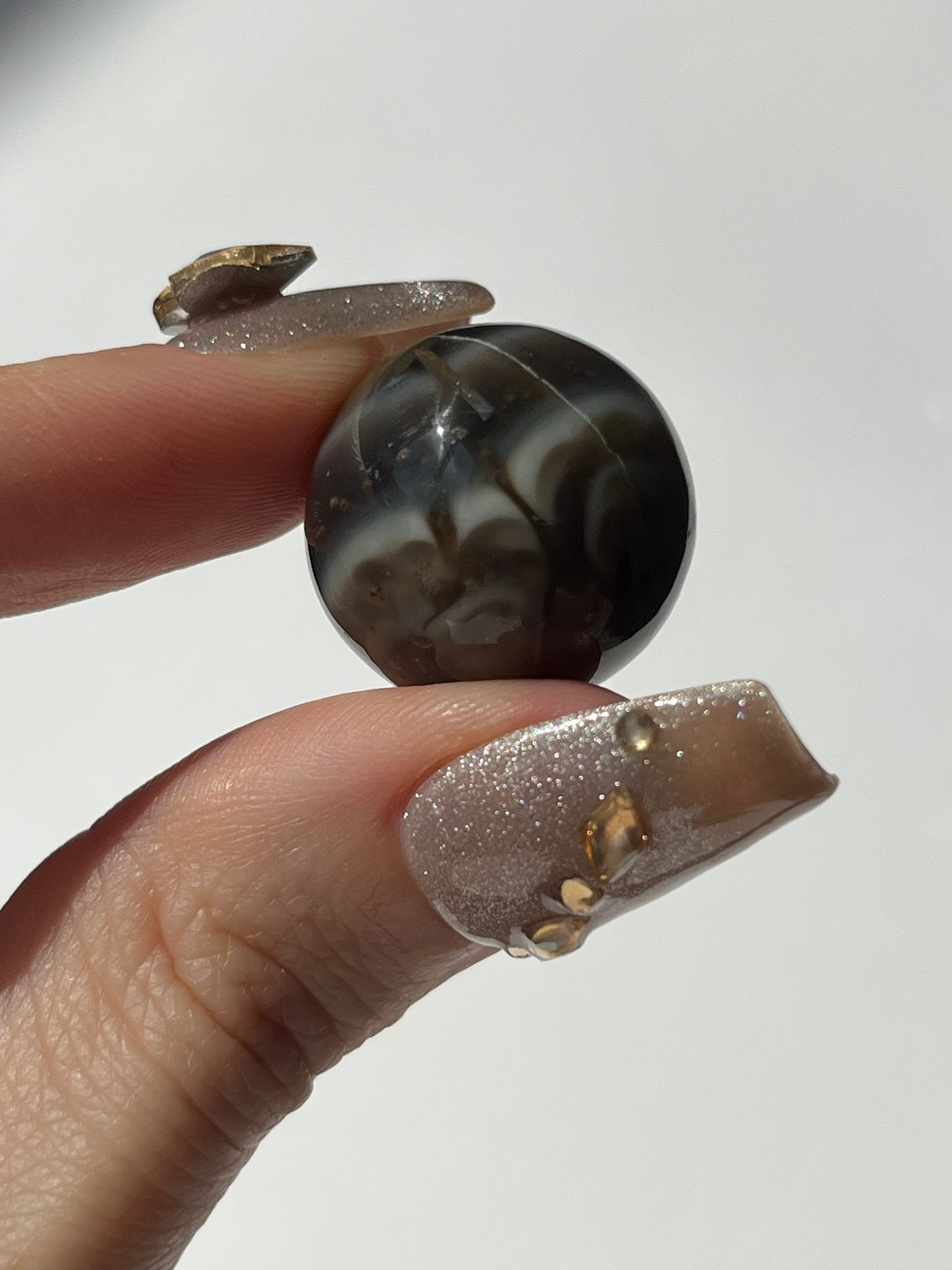 Banded East Indonesian Agate Sphere (You Choose)