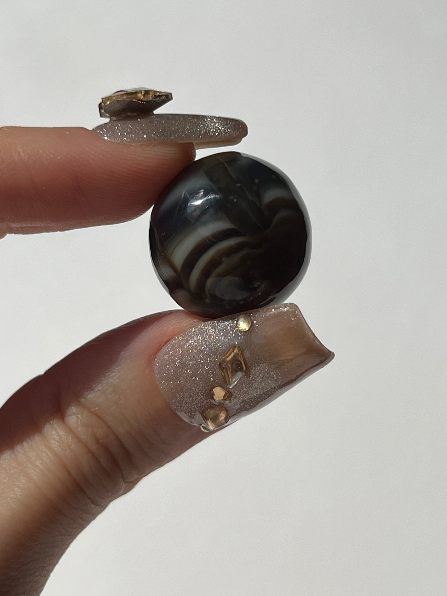 Banded East Indonesian Agate Sphere (You Choose)