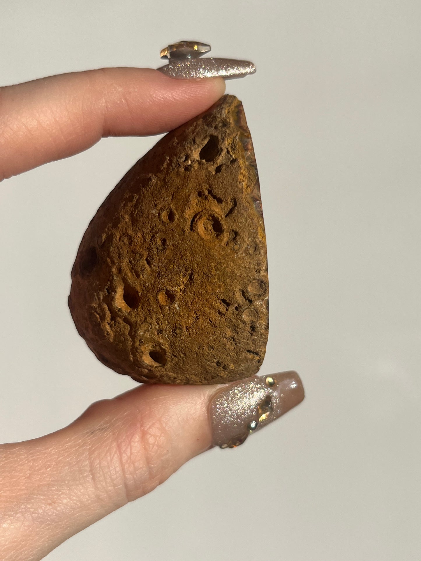 East Indonesian Red Jasper Nodule with Hematite Inclusions