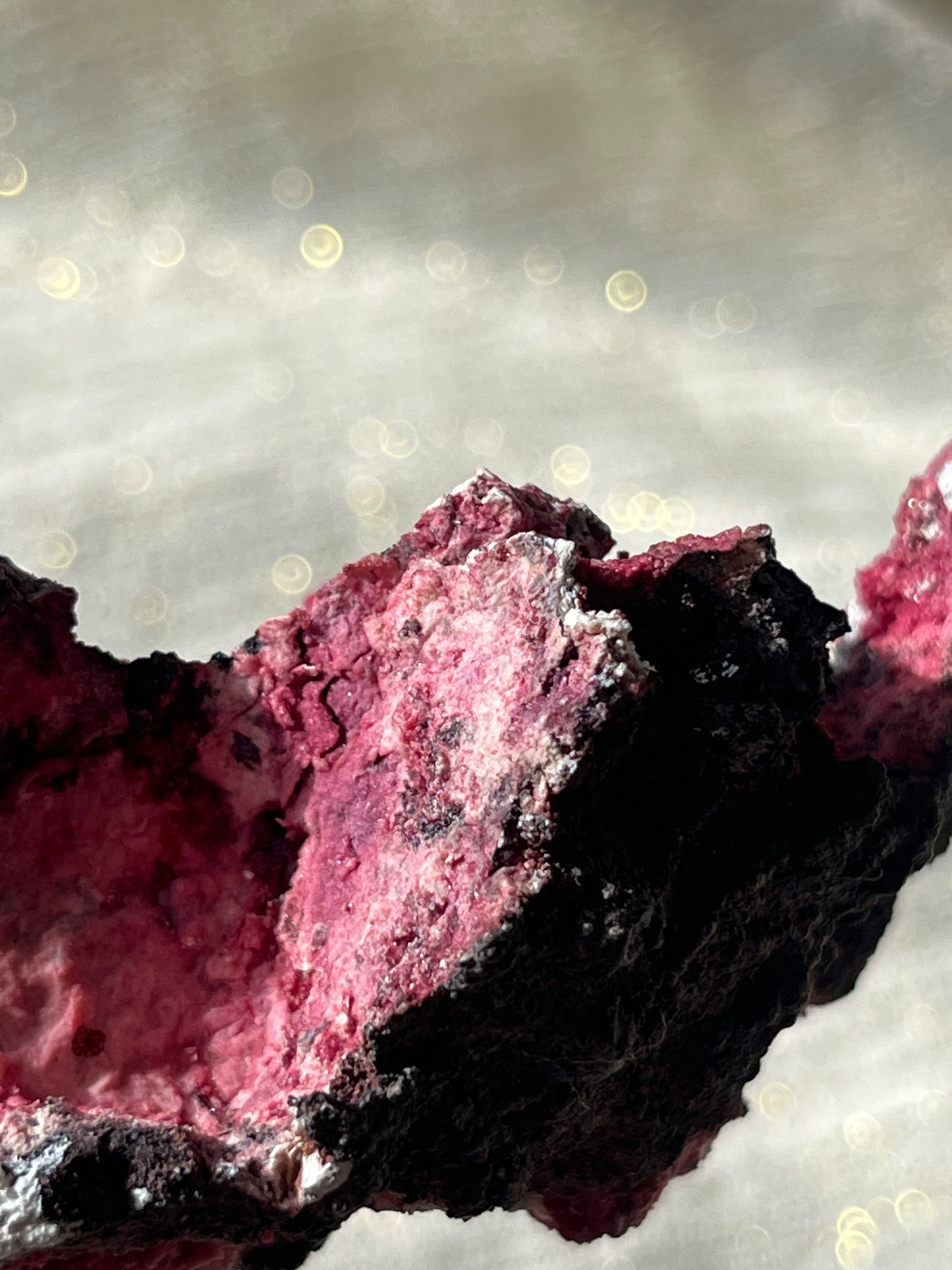 Red Velvet Variscite in Limestone Specimen F