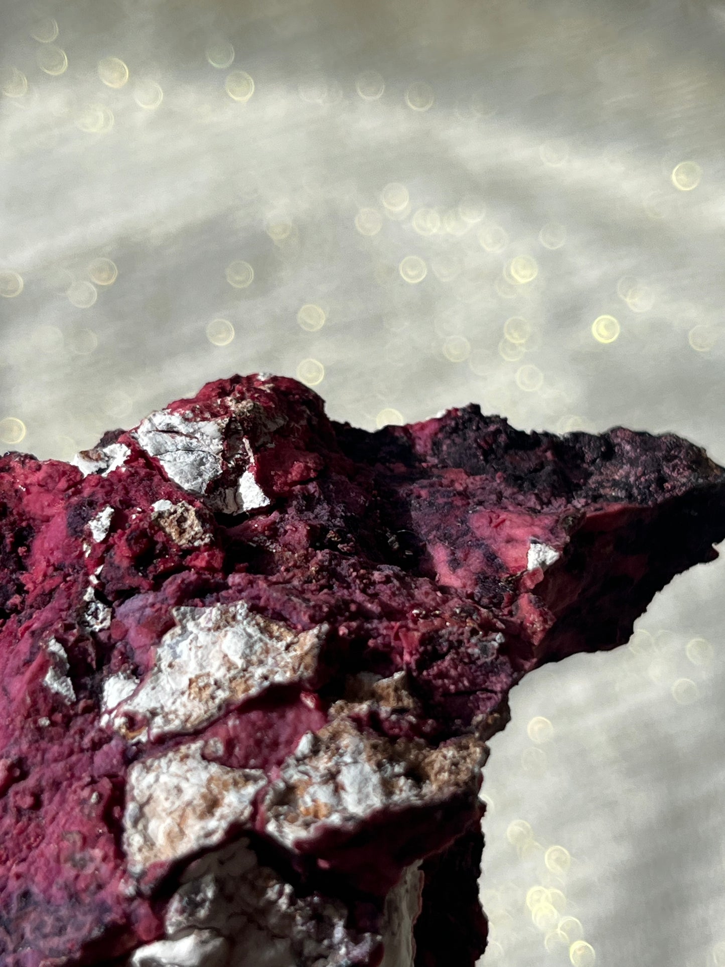 Red Velvet Variscite in Limestone Specimen H