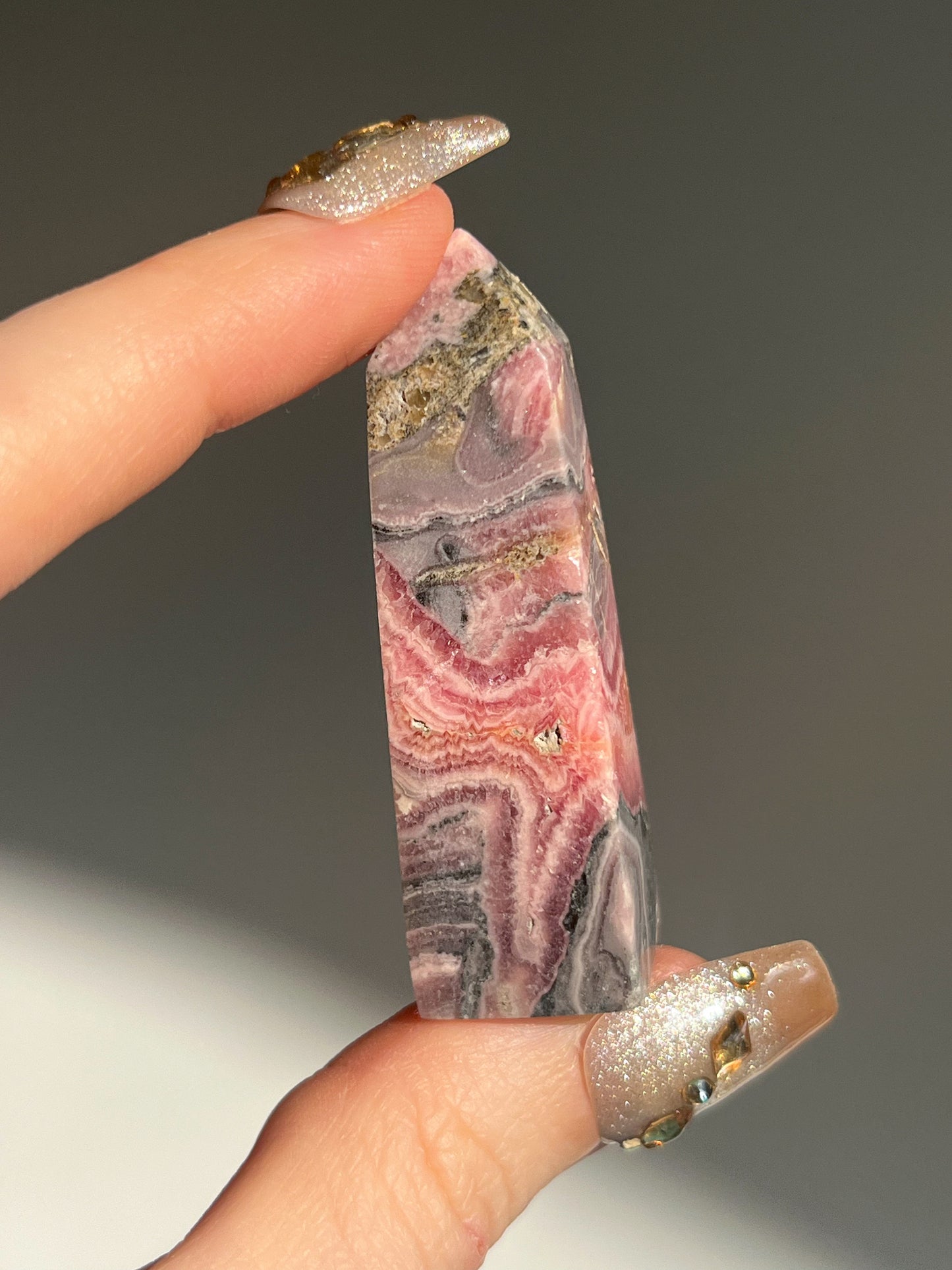 Rhodochrosite Tower #4