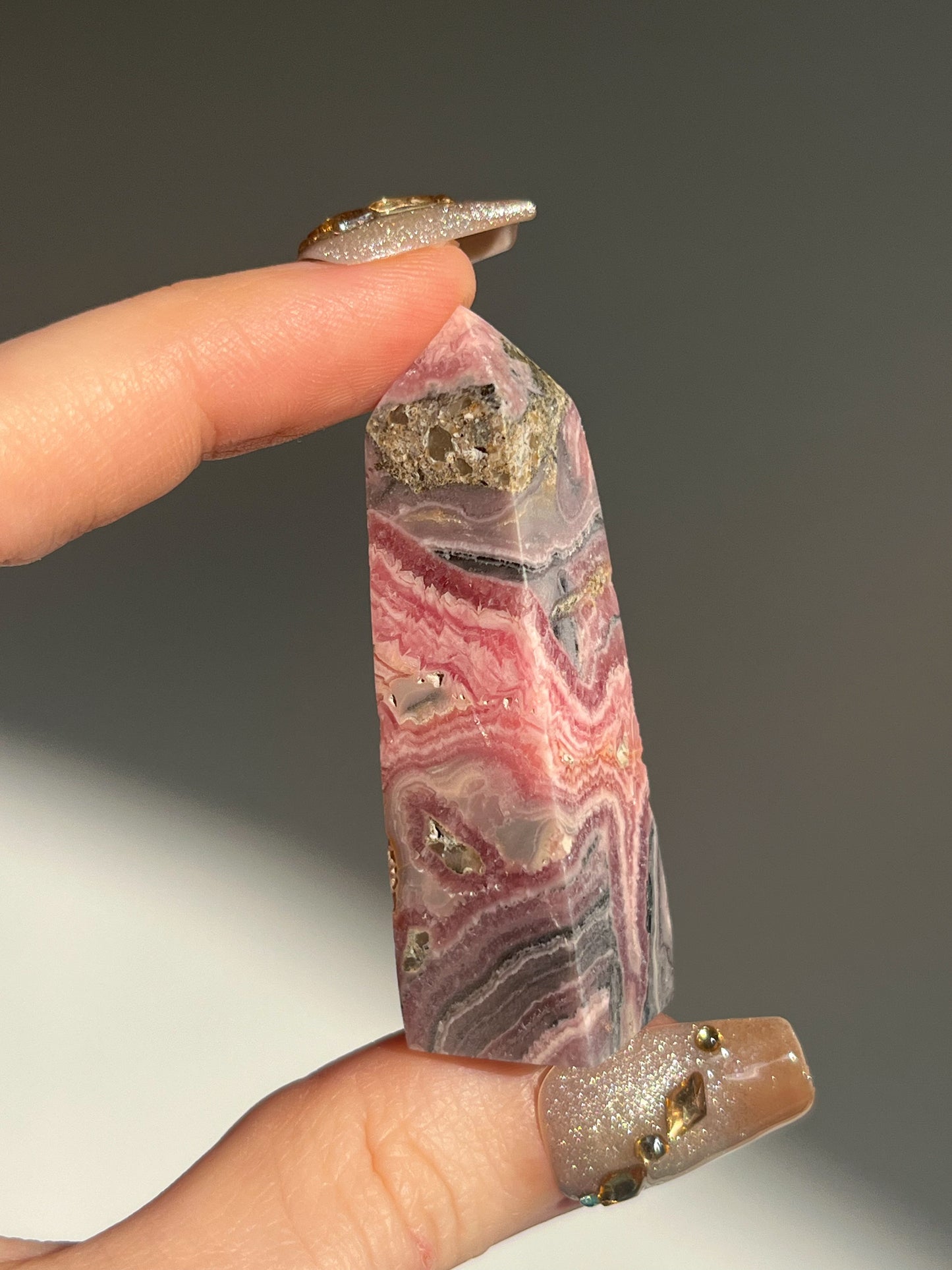 Rhodochrosite Tower #4