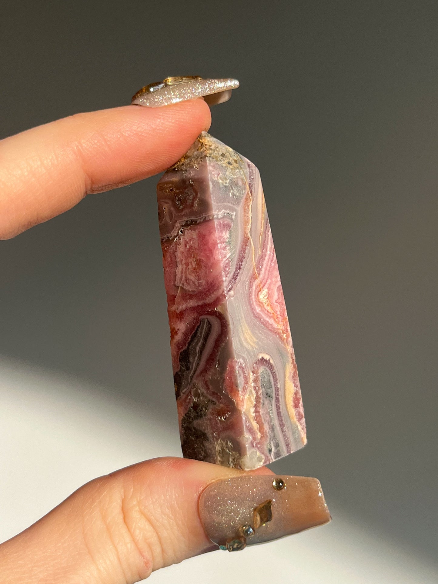 Rhodochrosite Tower #3