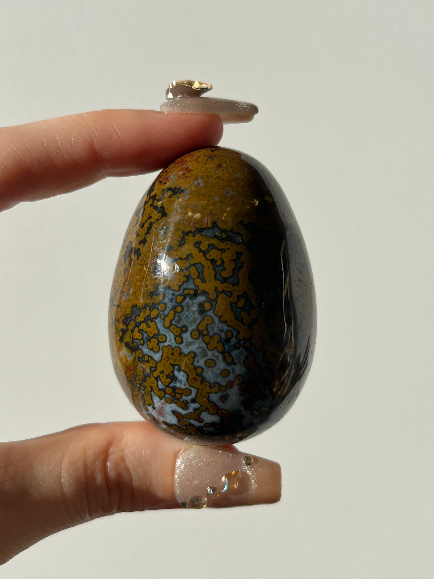 River Jasper Egg Carving A