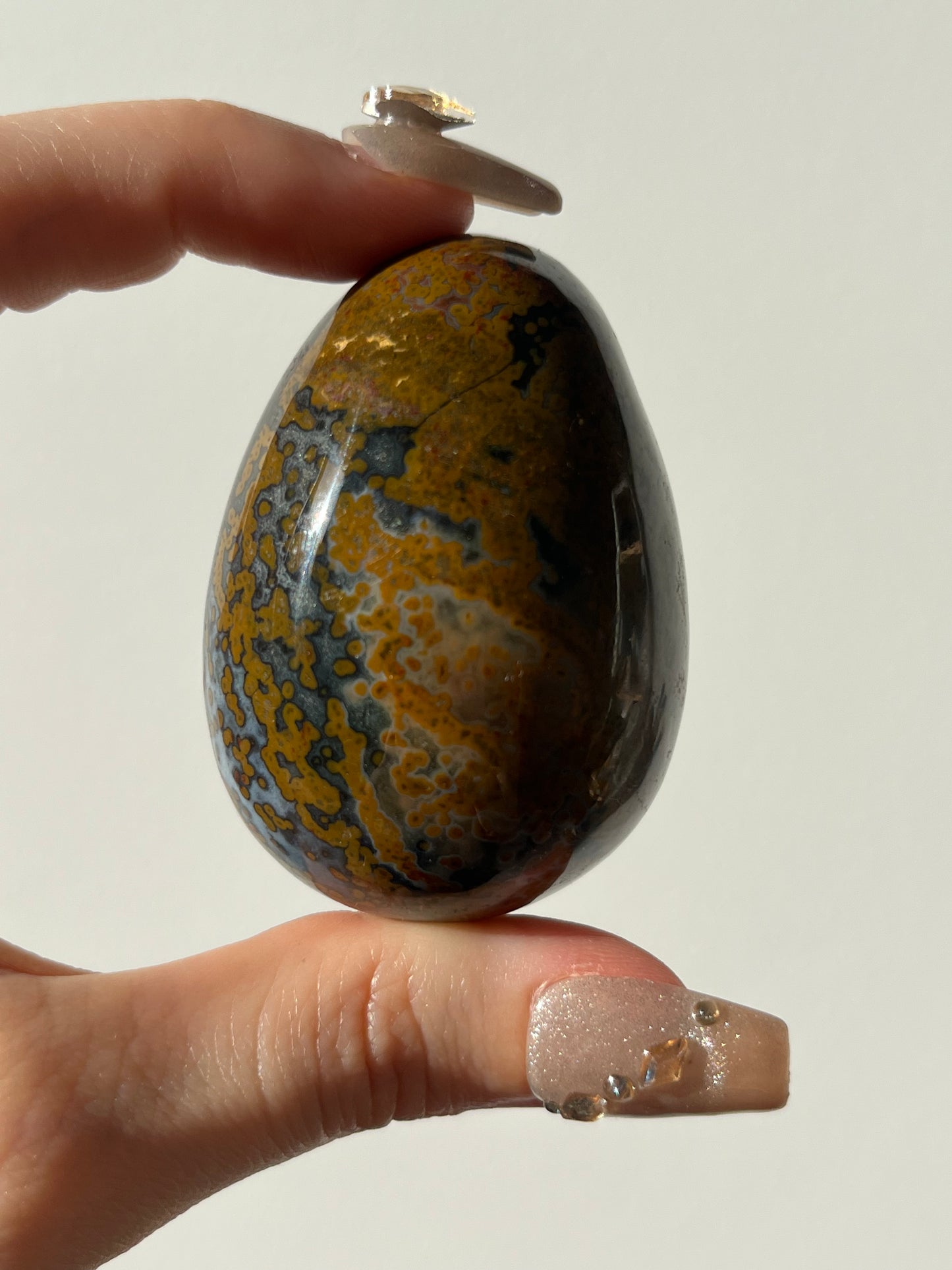 River Jasper Egg Carving A