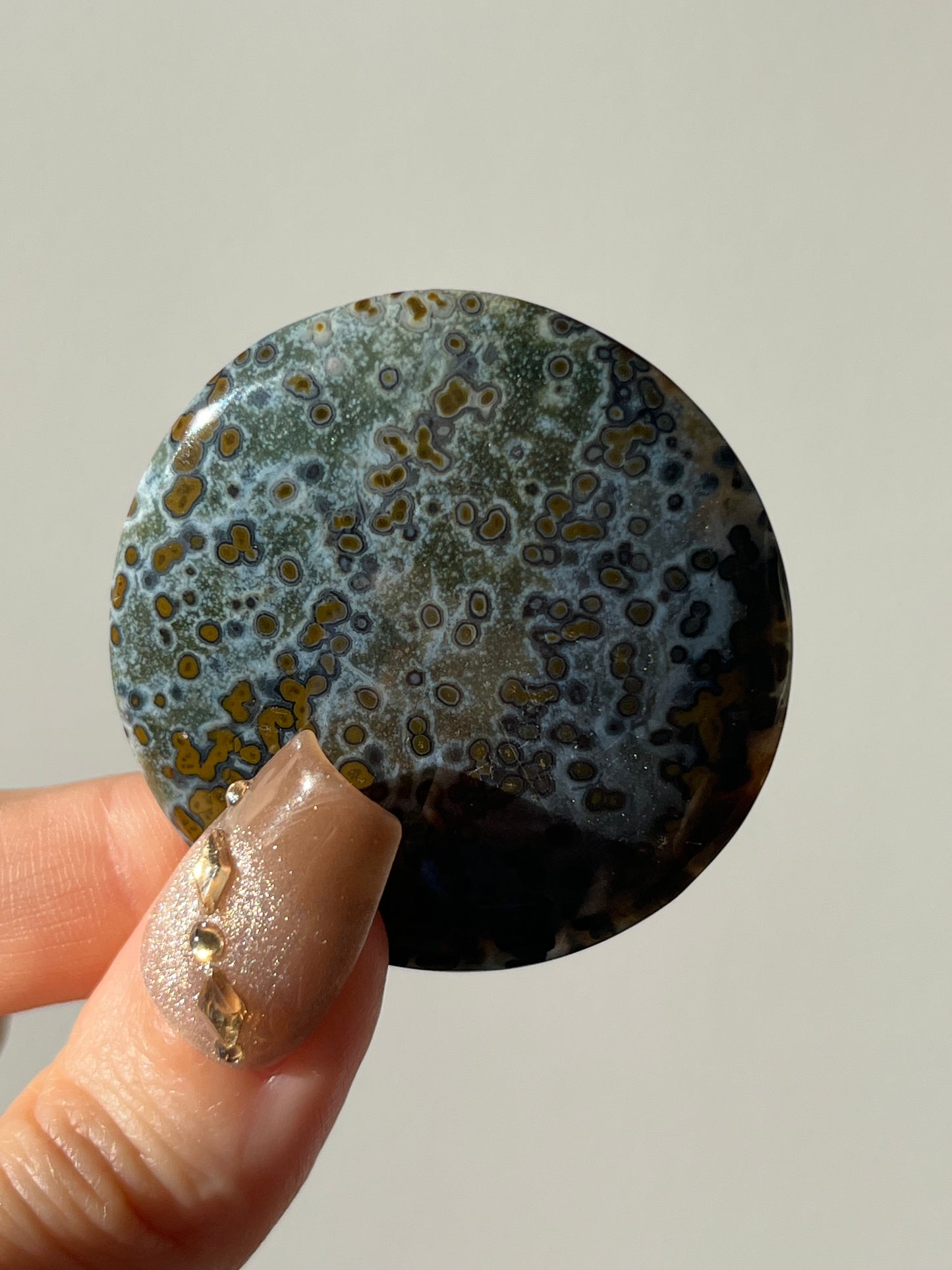 Blue River Jasper Medallion (You Choose)