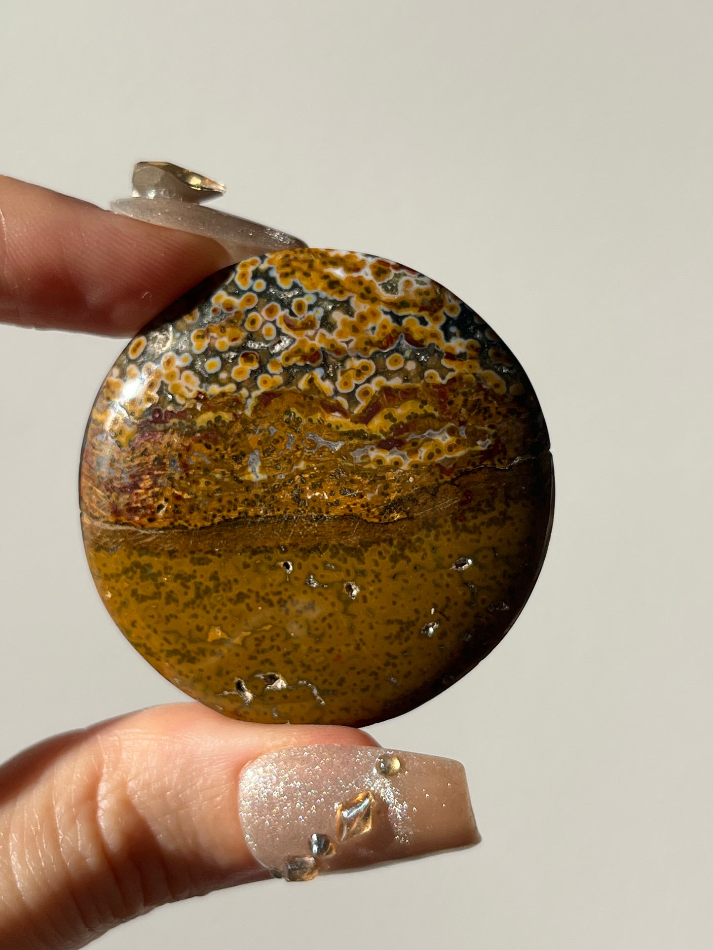 River Jasper Medallion (Intuitively Chosen)