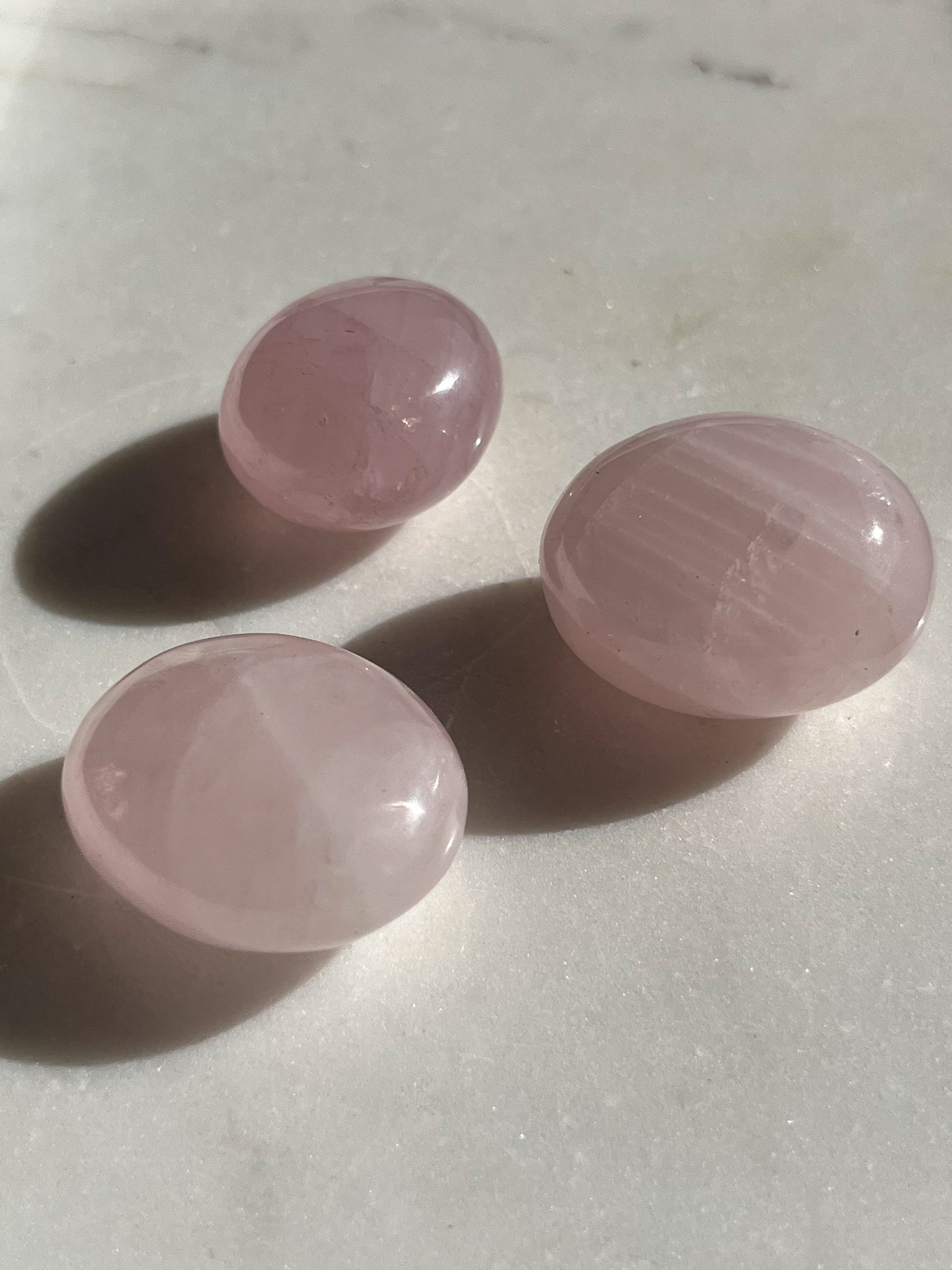 Rose Quartz Miniature Palmstone