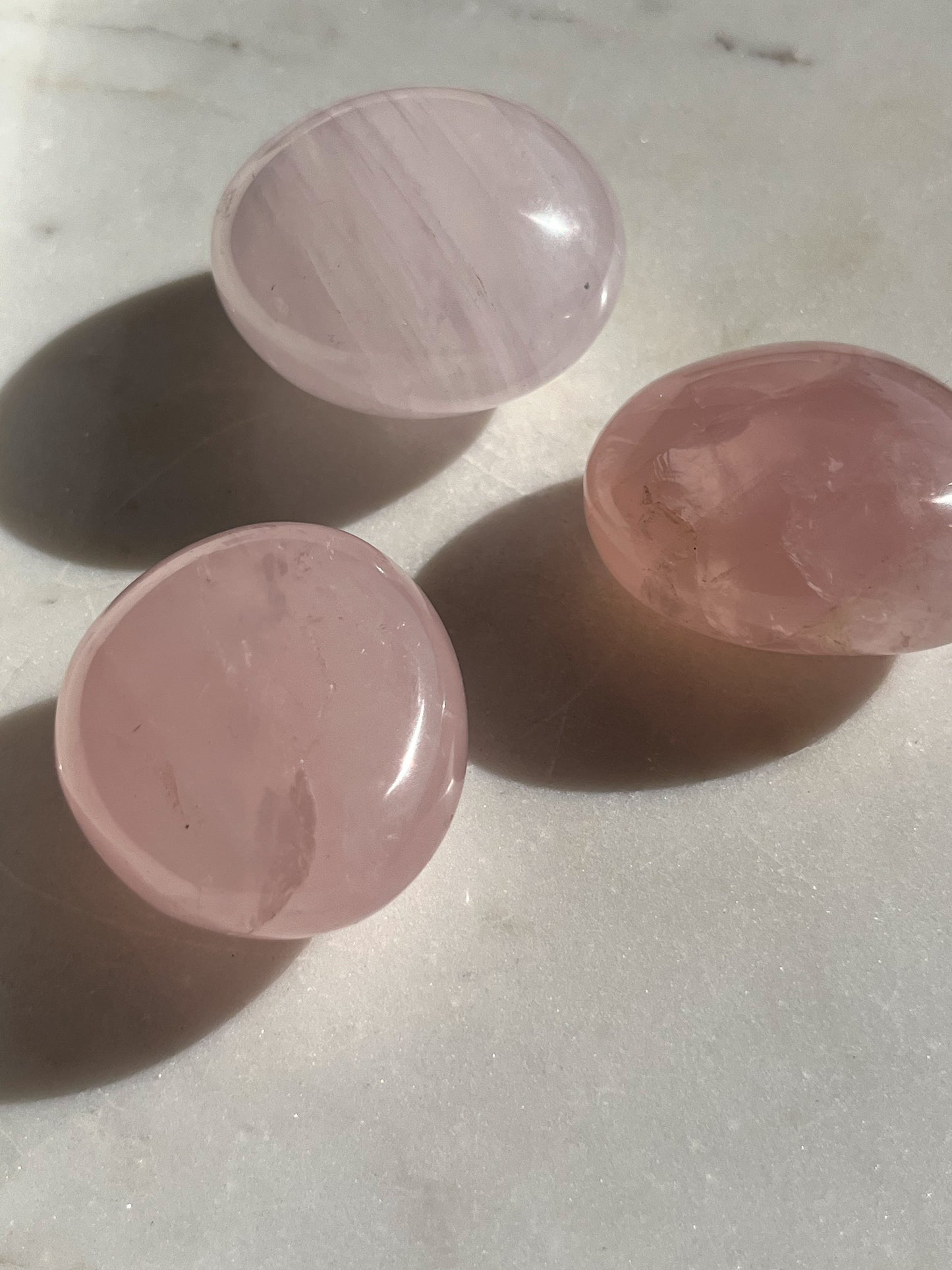 Rose Quartz Miniature Palmstone