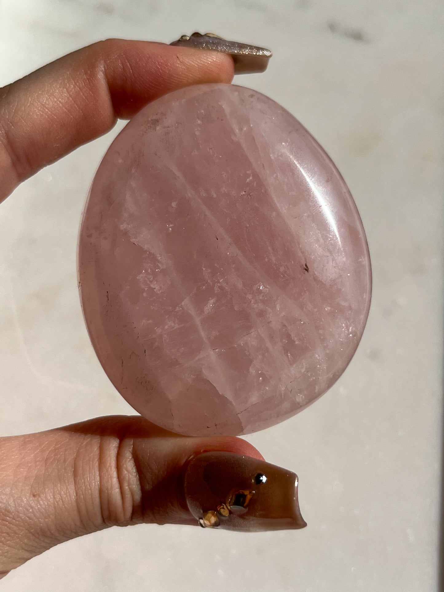 Rose Quartz Palmstone
