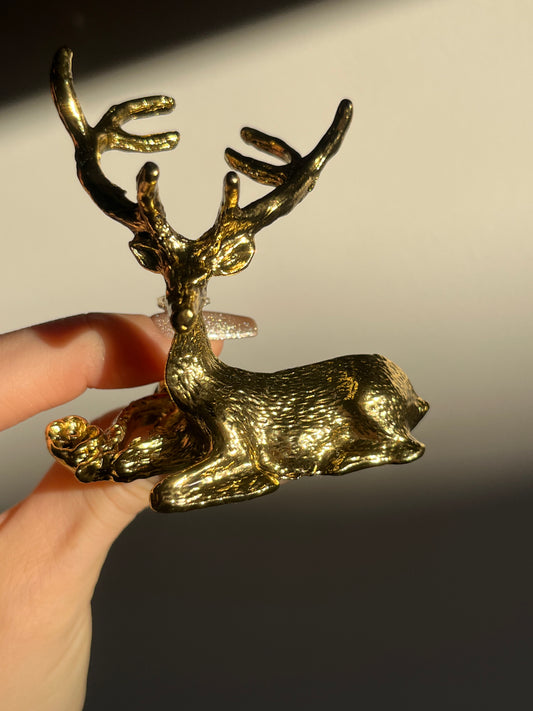 "Rudolph" Gold Display Stand