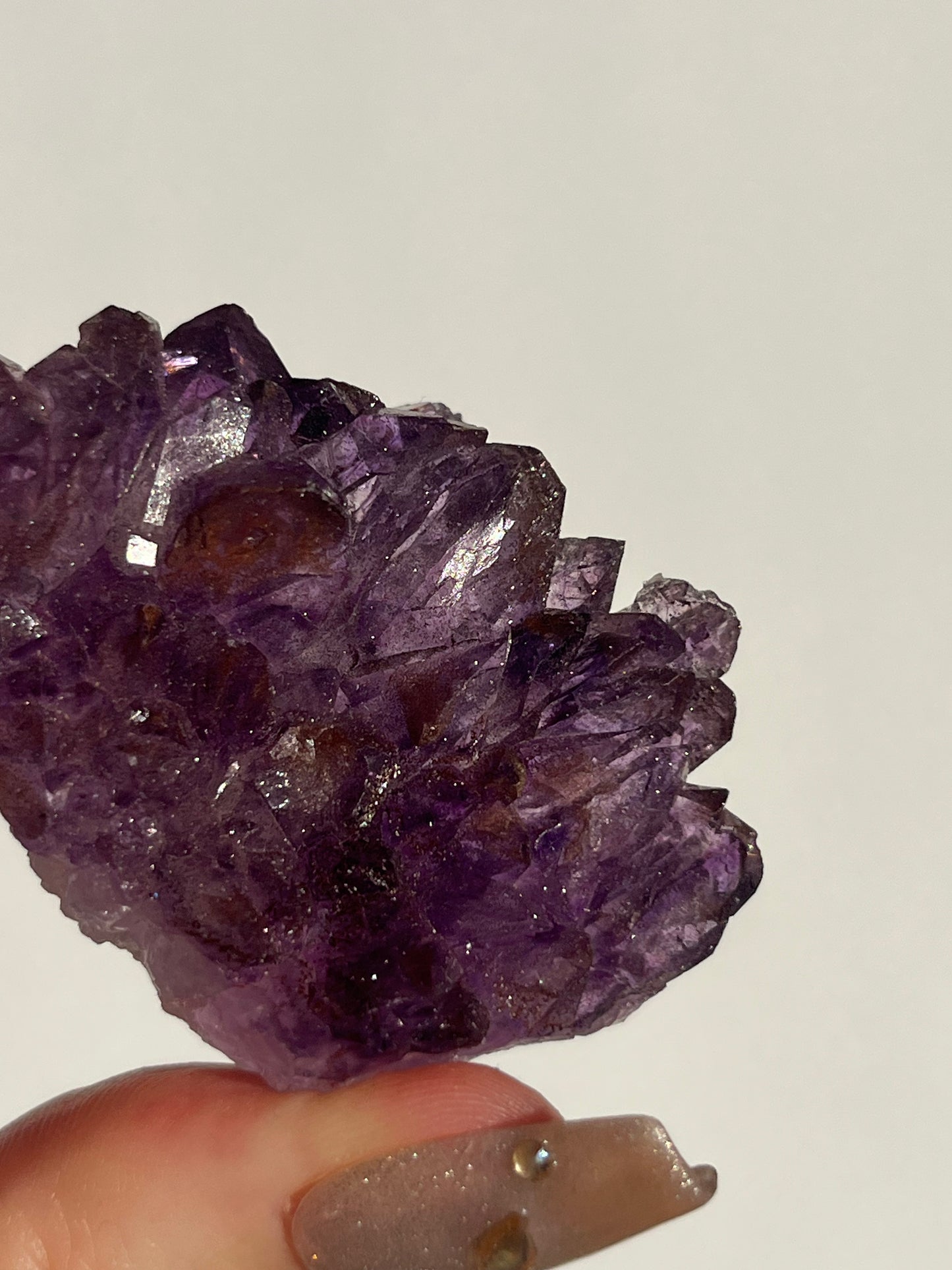Red Hematite Phantom Amethyst Specimen D