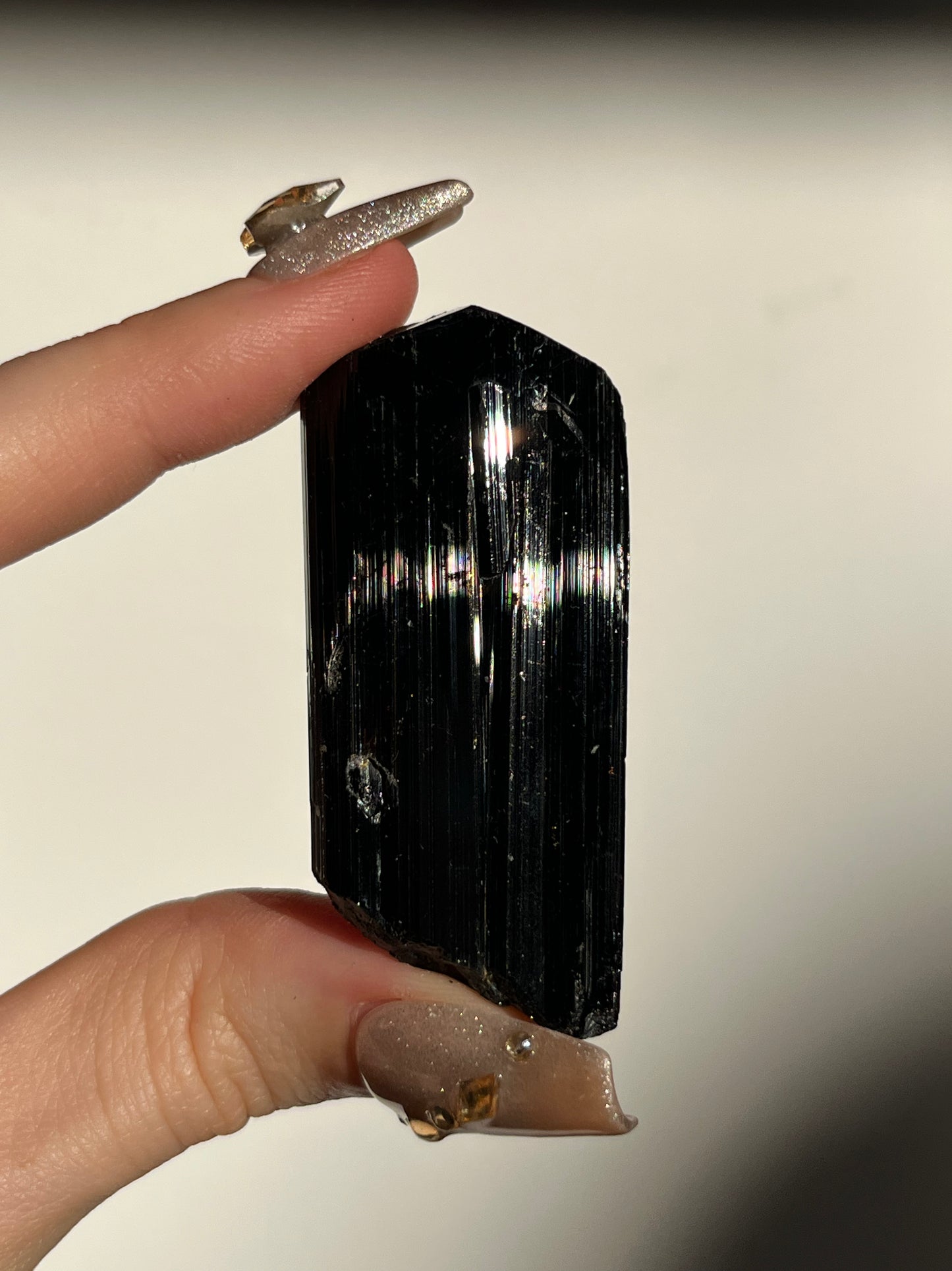 Dravite and Black Schorl Tourmaline with Muscovite Specimen B