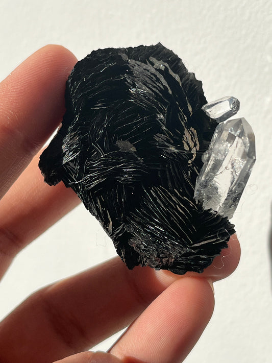 Specularite and Quartz Cluster D