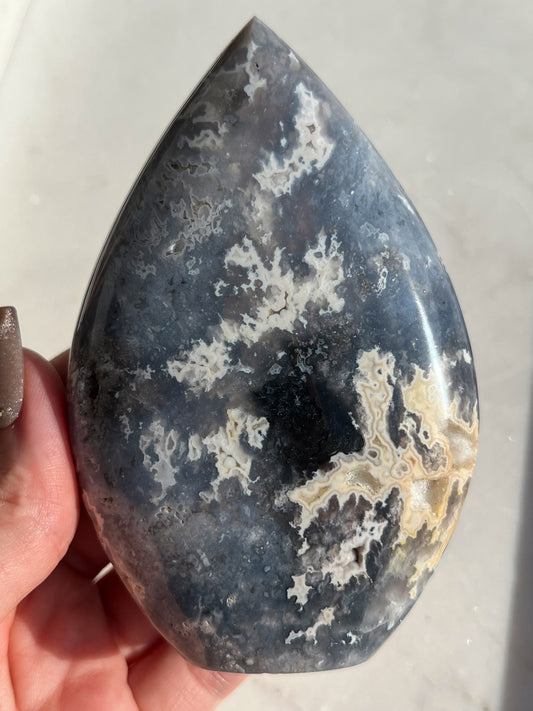 Storm Plume Agate Flame #3