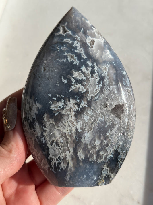 Storm Plume Agate Flame #4