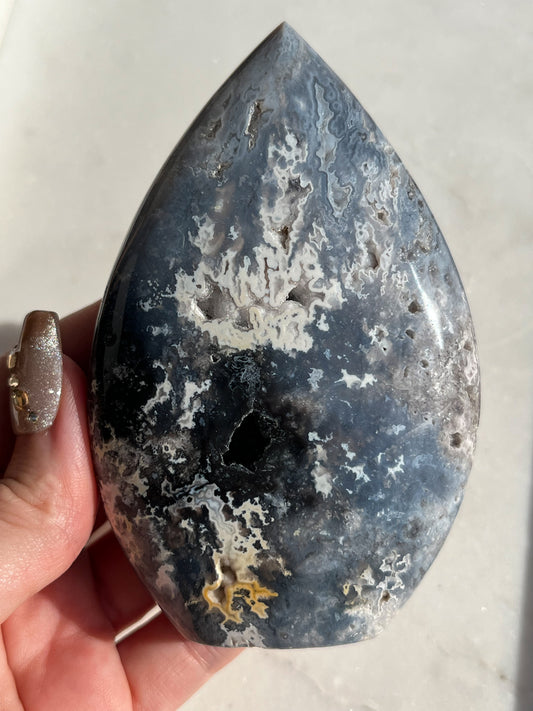 Storm Plume Agate Flame #6