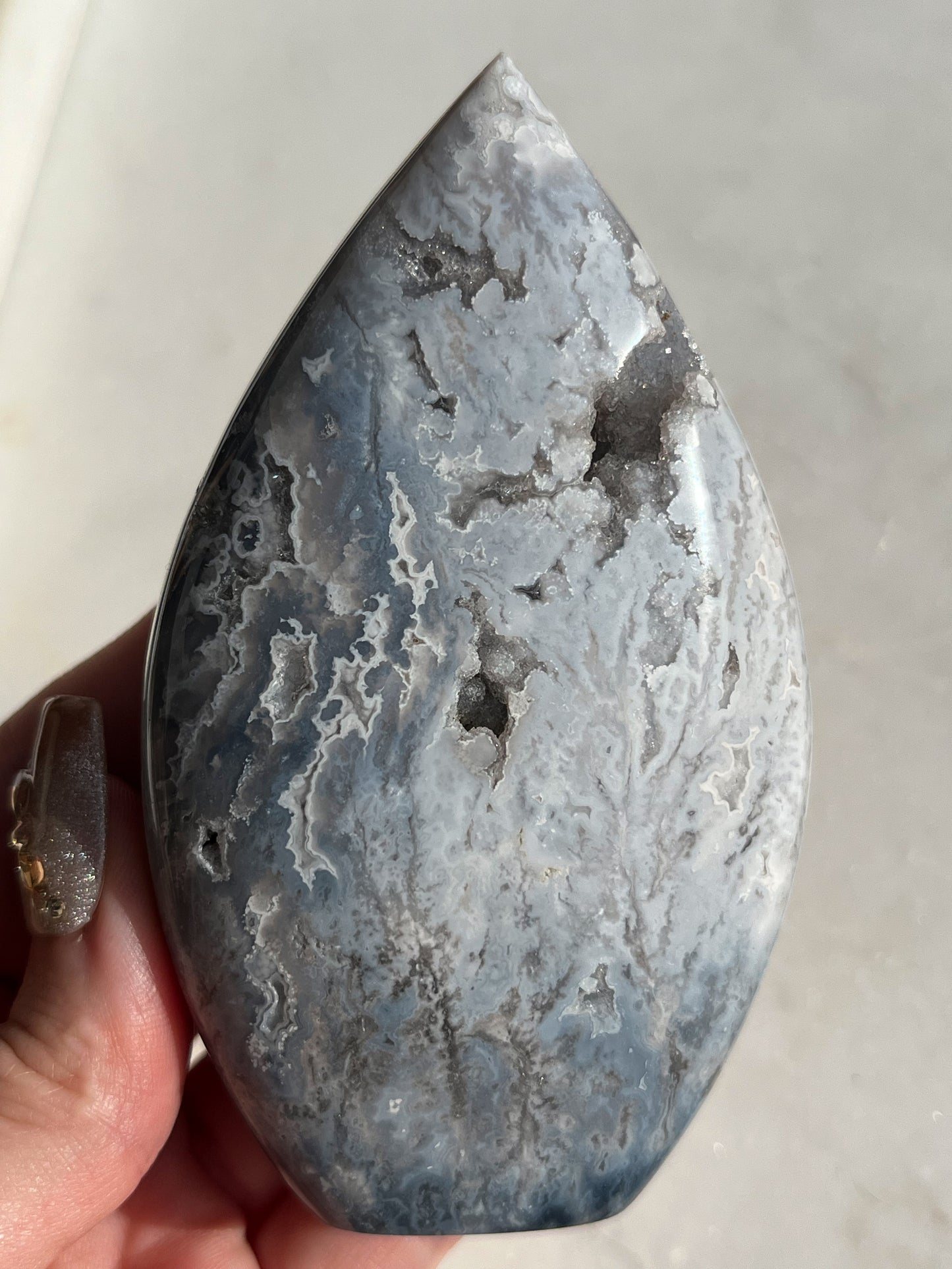 Storm Plume Agate Flame #7