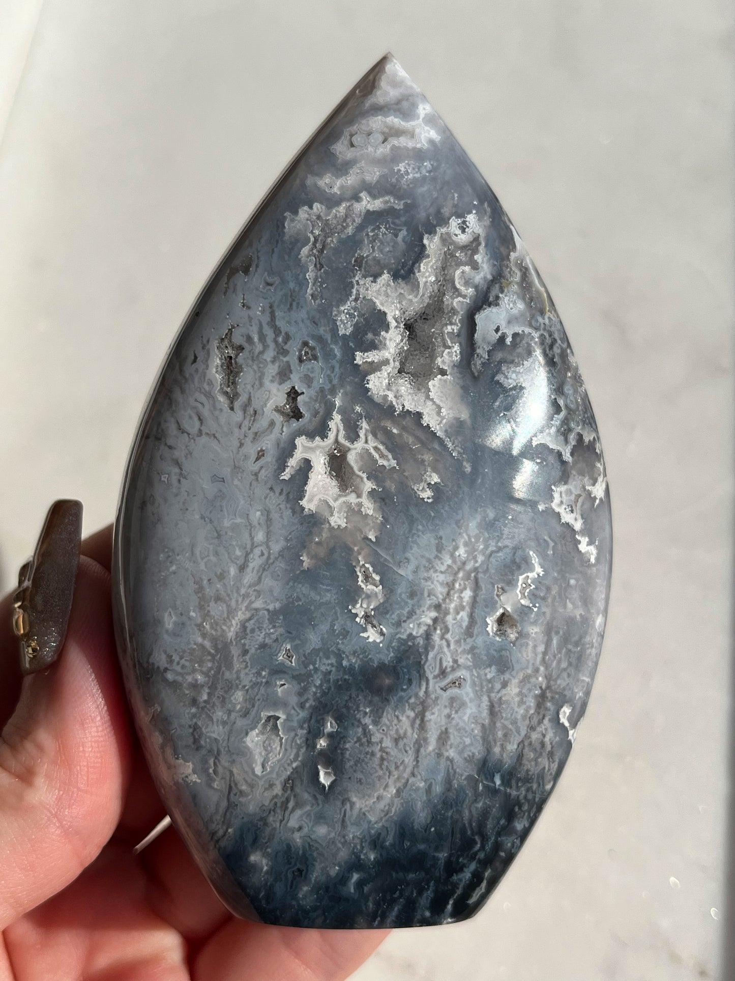 Storm Plume Agate Flame #7